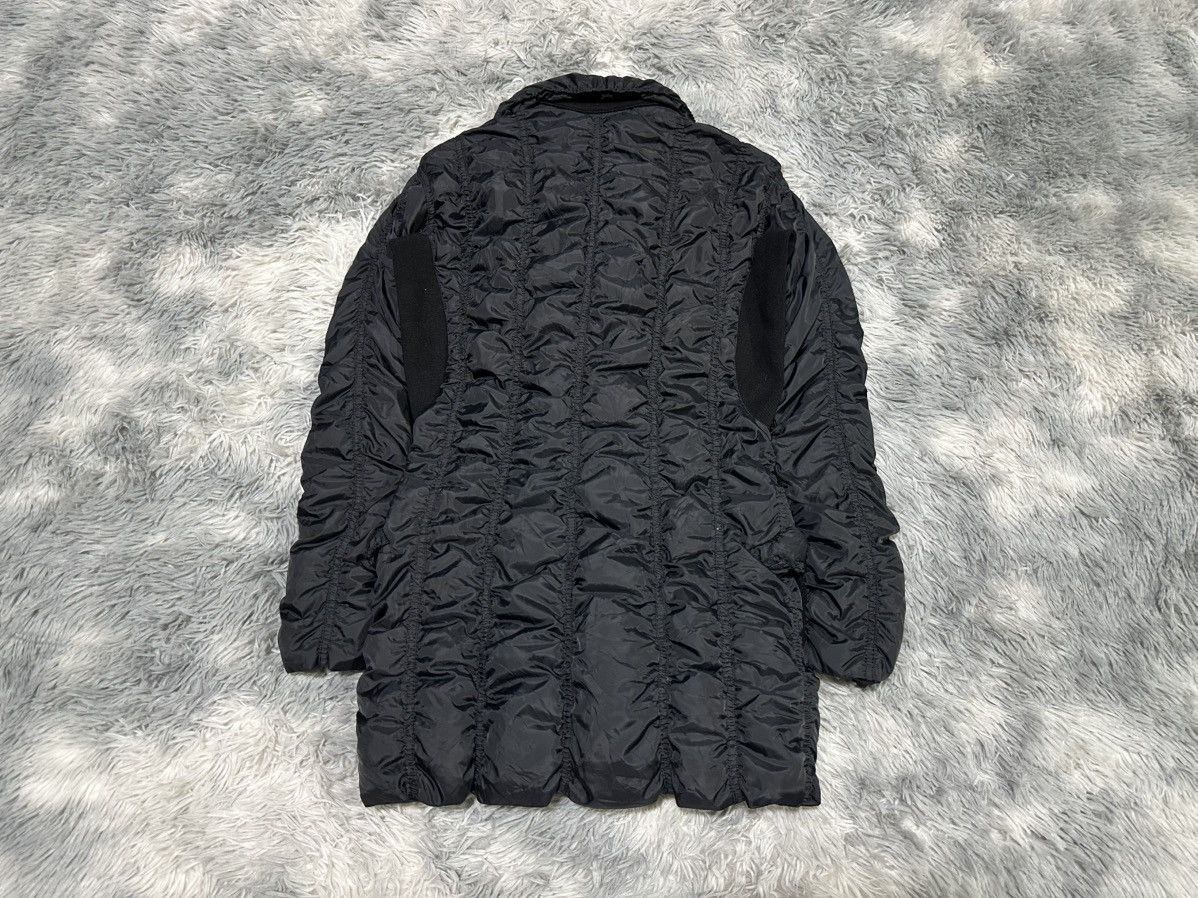 Issey Miyake 🔥Vintage 90s Issey Miyake Hybrid Shirring Puffer Down Jacket Size US M / EU 48-50 / 2 - 10 Thumbnail