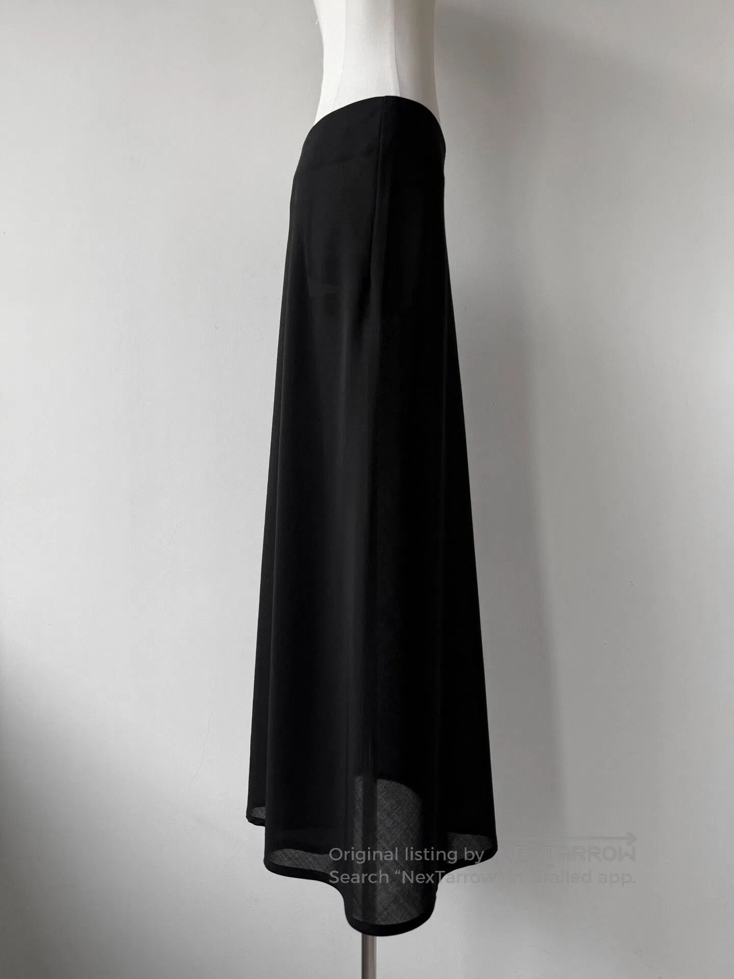 Yohji Yamamoto Yohji Yamamoto Noir Long Wool Skirt. Size 25" / US 0 / IT 36 - 5 Thumbnail
