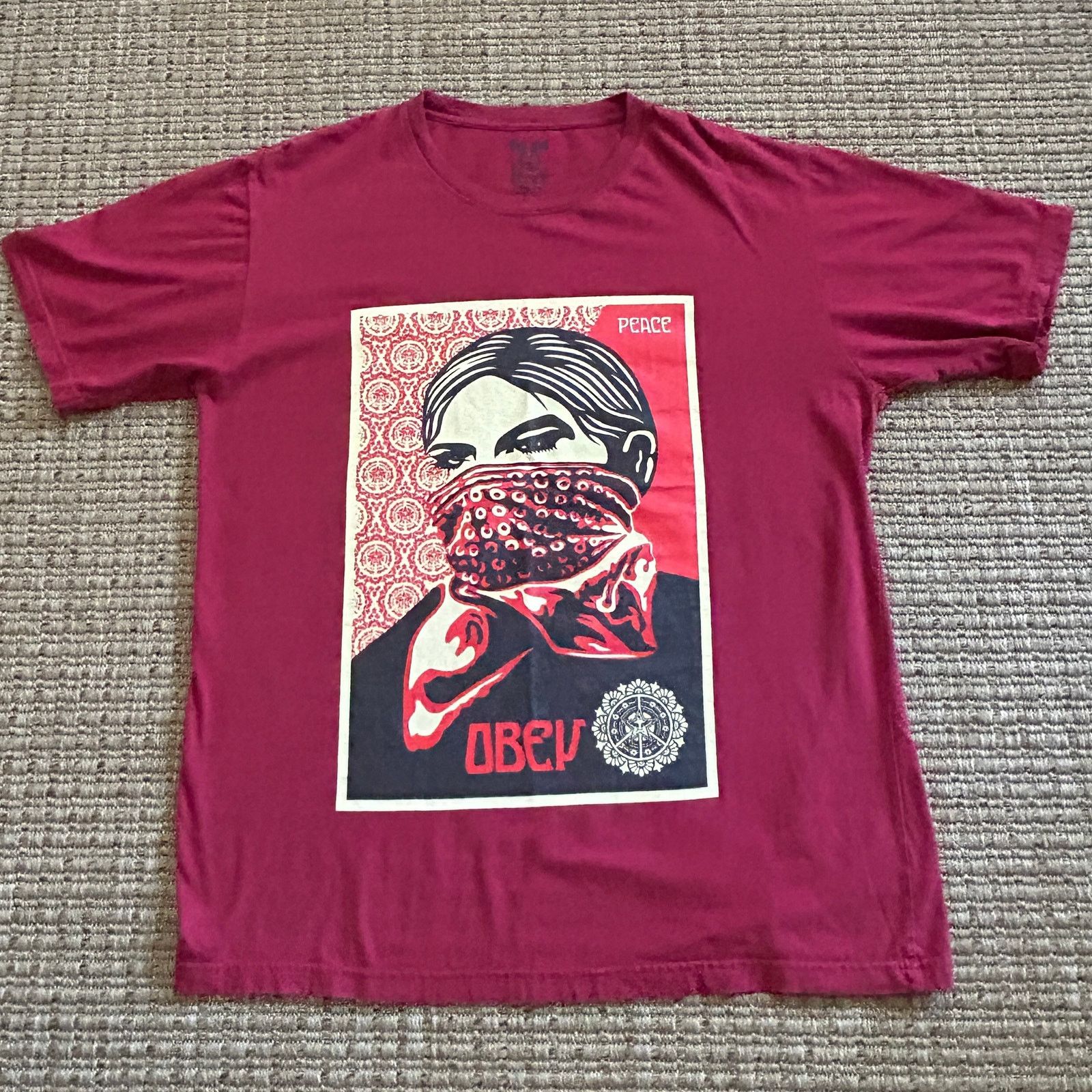 Obey VTG 2005 OBEY "Zapatista Woman" Graphic Tee XL USA Rare Size US XL / EU 56 / 4 - 7 Thumbnail