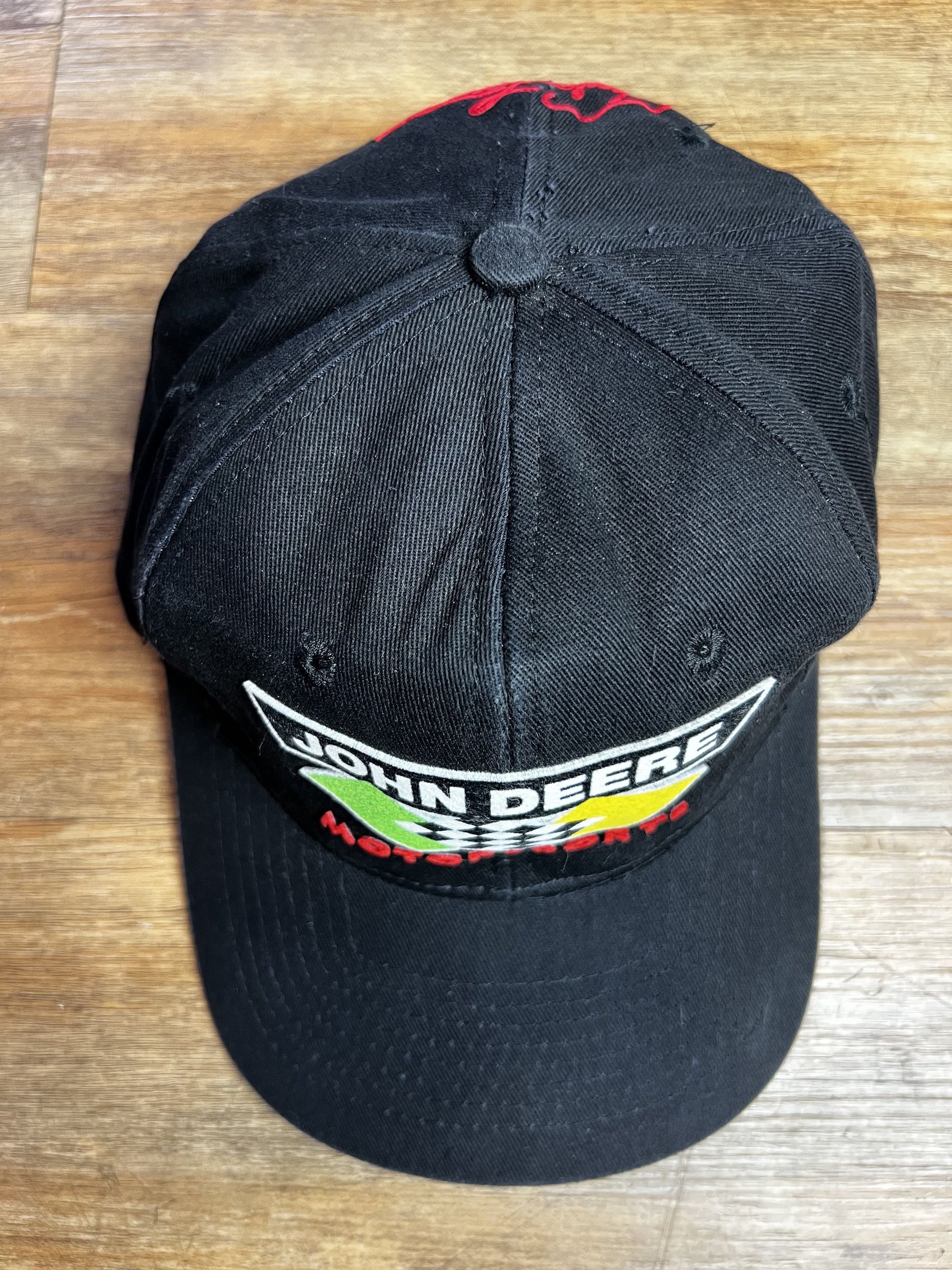 John Deere 1990's John Deere Motorsports Chad Little NASCAR Snapback Size ONE SIZE - 4 Thumbnail