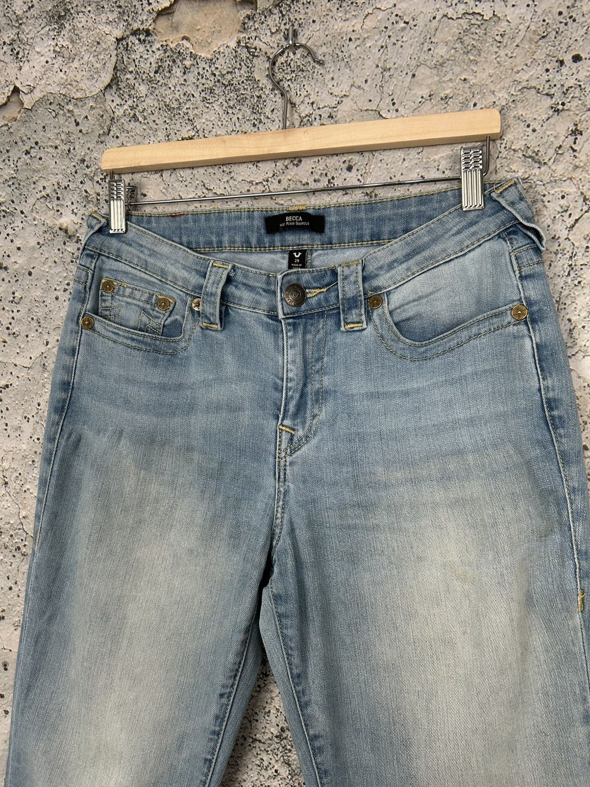 True Religion True Religion Becca Mid Rise Bootcut Jeans Denim Pants Size US 29 - 4 Thumbnail