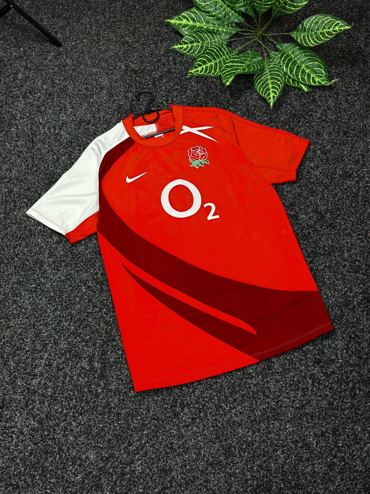 Nike NIKE ENGLAND 🏴󠁧󠁢󠁥󠁮󠁧󠁿 RUGBY 🏉 JERSEY Y2K DRILL STYLE SIZE L Size US L / EU 52-54 / 3 - 1 Thumbnail