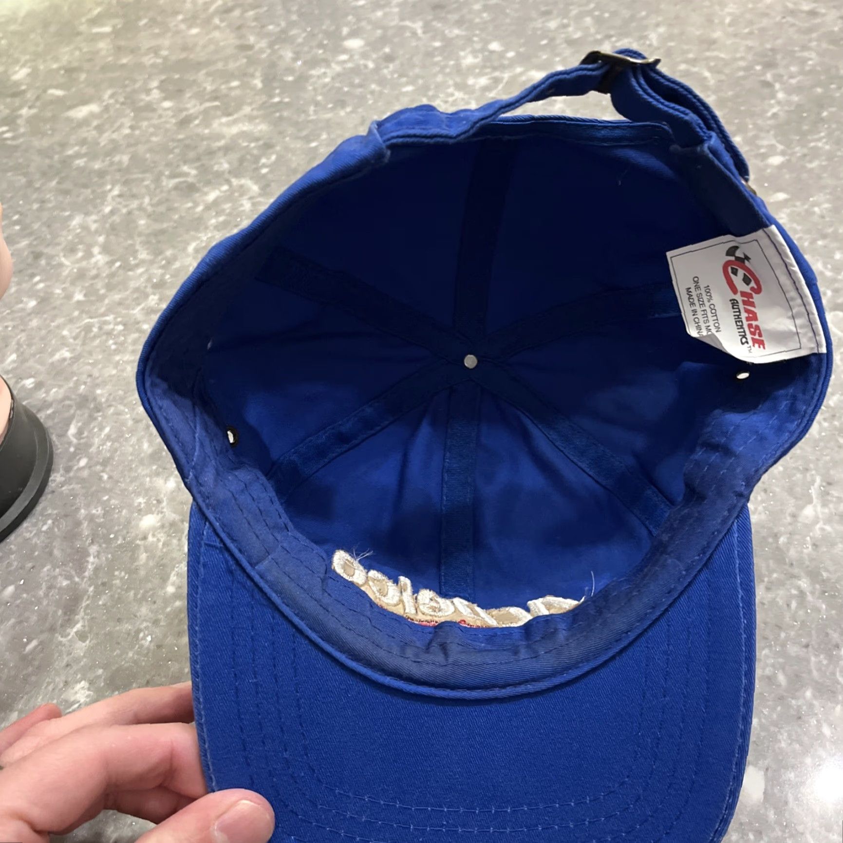 Chase Authentics VTG Chase Authentics Dale Earnhardt Jr. AC Delco Car Blue Hat NASCAR Autograph Baseball Cap Mens One Size Adjustable 90s Cars Sports Vintage Blue Tee? Size ONE SIZE - 7 Thumbnail