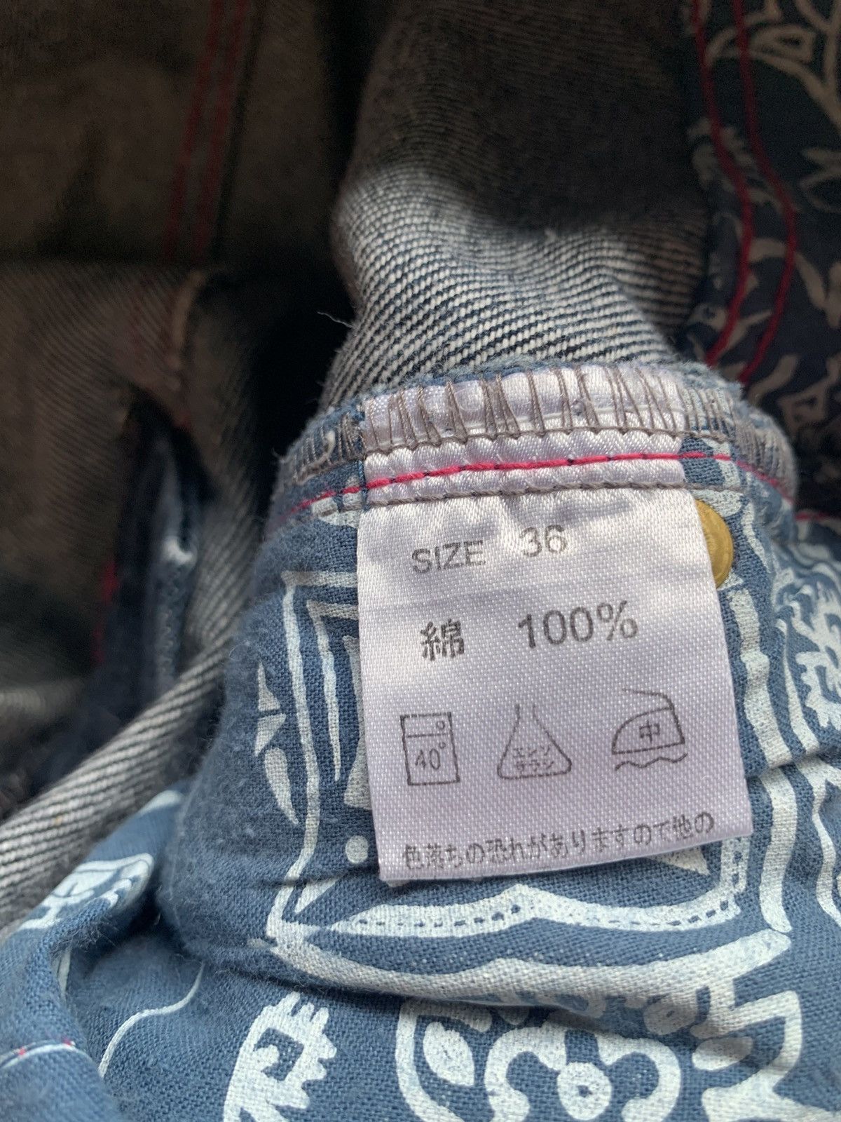 Other SOC DENIM DAICOCK BAGGY INSPIRED EVISU RAW STREETWEAR JEANS Size US 34 / EU 50 - 17 Thumbnail