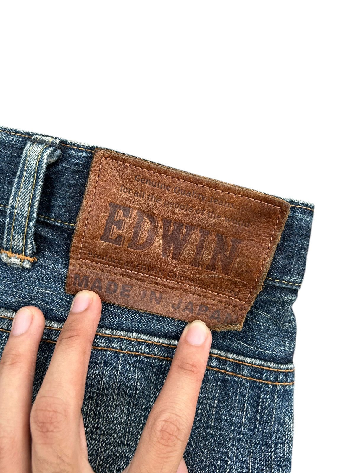 Kapital Vintage Edwin 505V Selvedge Distressed Denim Jeans Size US 40 / EU 56 - 15 Thumbnail