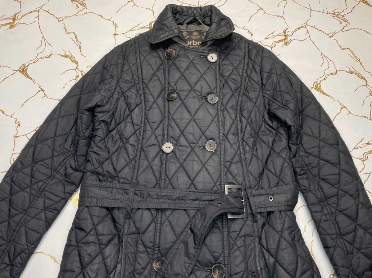 Barbour Barbour Women Arran Quilt Blac Coat Size US 6 UK 10 EUR 36 Size M / US 6-8 / IT 42-44 - 2 Thumbnail