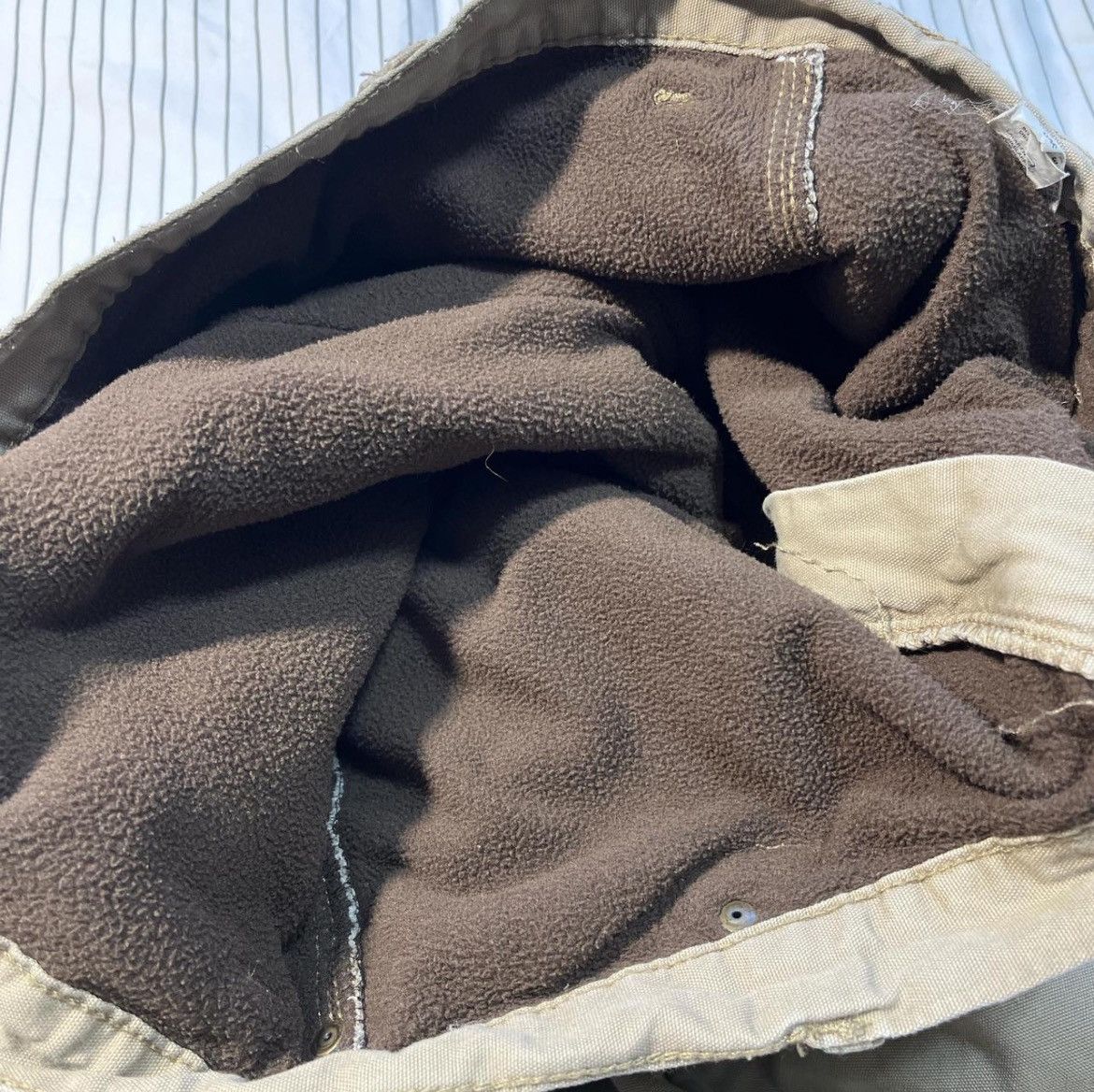 Vintage × Wrangler 34x30 Wrangler Fleece Lined Cargo Pants Size US 34 / EU 50 - 4 Thumbnail