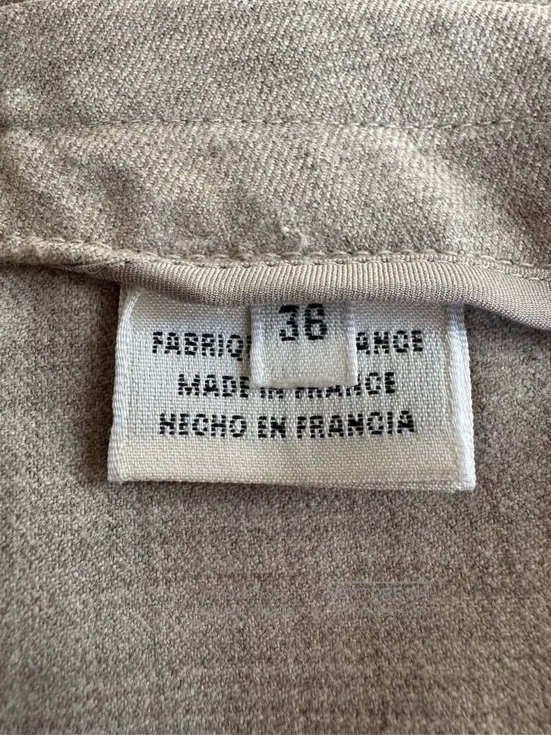 Hermes Hermes Margiela Era Wool Casual Buckle Leisure Pants - Bei Size 24" / US 00 / IT 34 - 9 Thumbnail