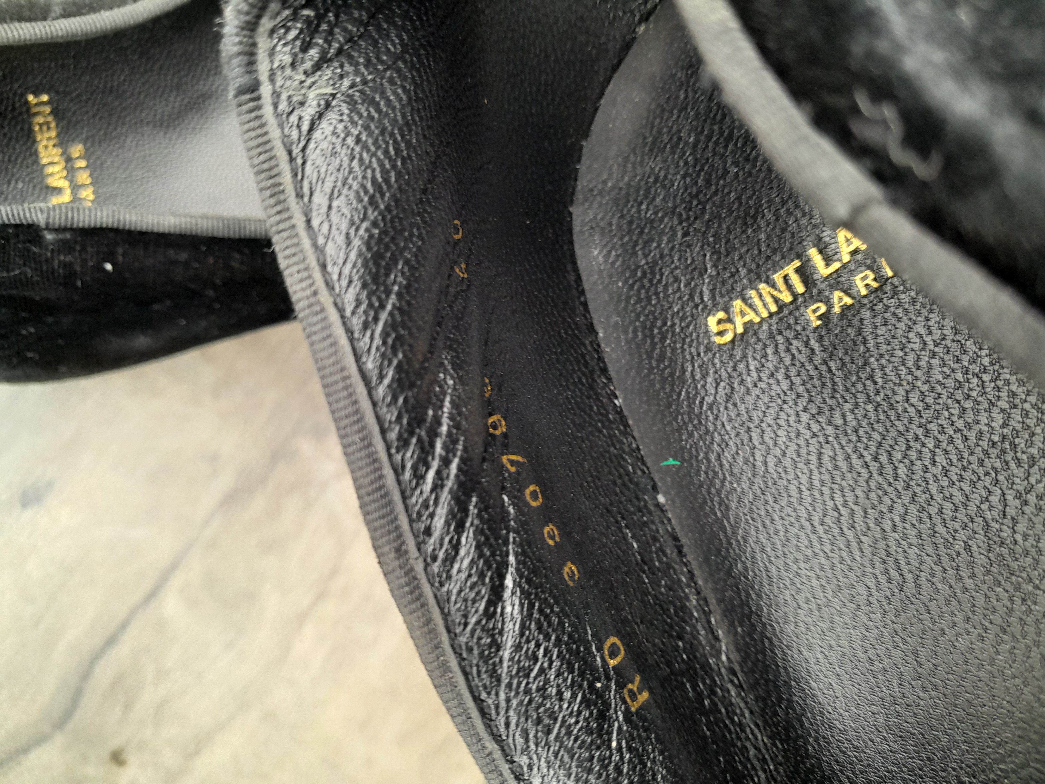 Saint Laurent Paris Saint Laurent YSL Black velvet loafers Size US 7 / EU 40 - 7 Thumbnail