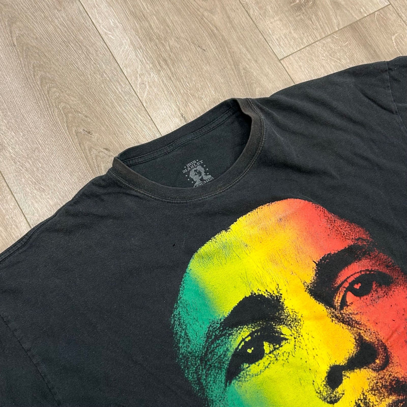Bob Marley Bob Marley Big Face Jamaica Music Tee T Shirt Black size XXL Size US XXL / EU 58 / 5 - 7 Thumbnail