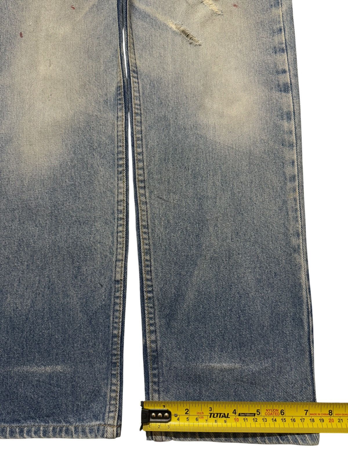 Levi's Vintage 90s Levis 510 Blue Faded Mud Wash Distressed Jeans Size US 28 / EU 44 - 13 Thumbnail