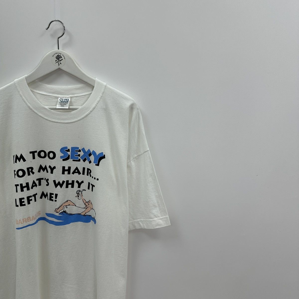 Vintage Vintage 90s I’m too sexy for my hair tee humor bald guy y2k Size US XXL / EU 58 / 5 - 2 Thumbnail