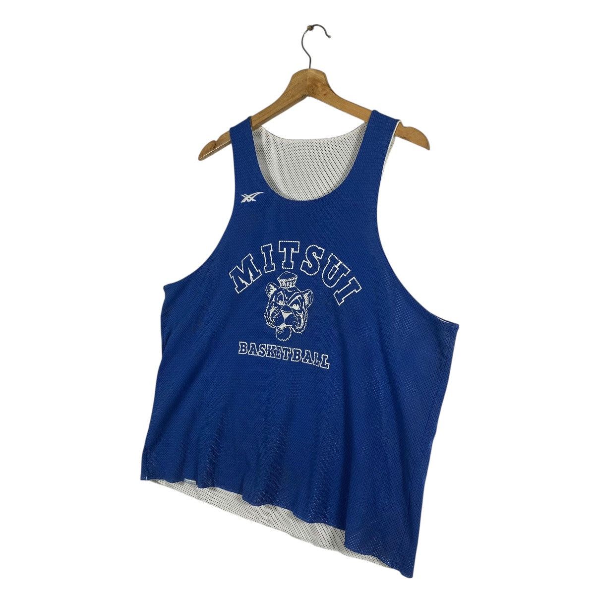 Japanese Brand Mitsui Basketball reversible mesh Jersey (fit size M) Size US M / EU 48-50 / 2 - 2 Thumbnail