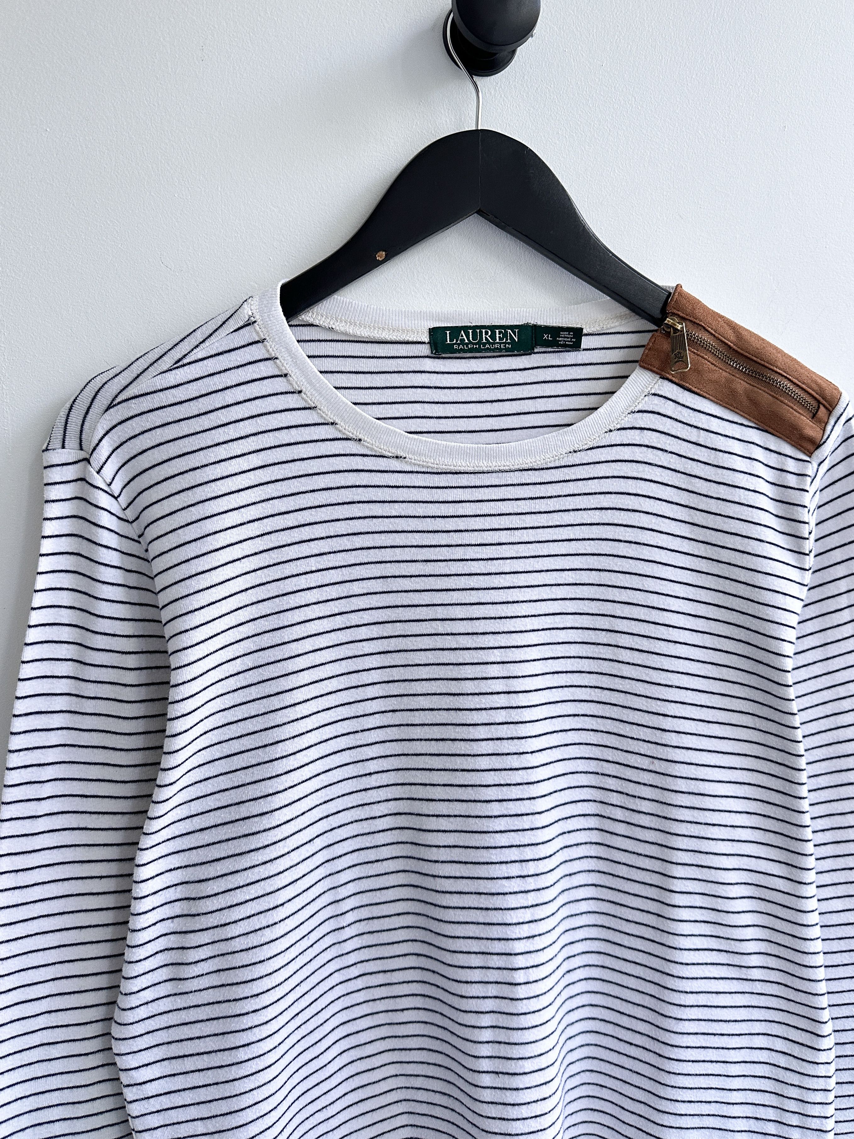 Lauren Ralph Lauren Lauren Ralph Lauren Striped Longsleeve Jumper Sweater Size XL / US 12-14 / IT 48-50 - 4 Thumbnail
