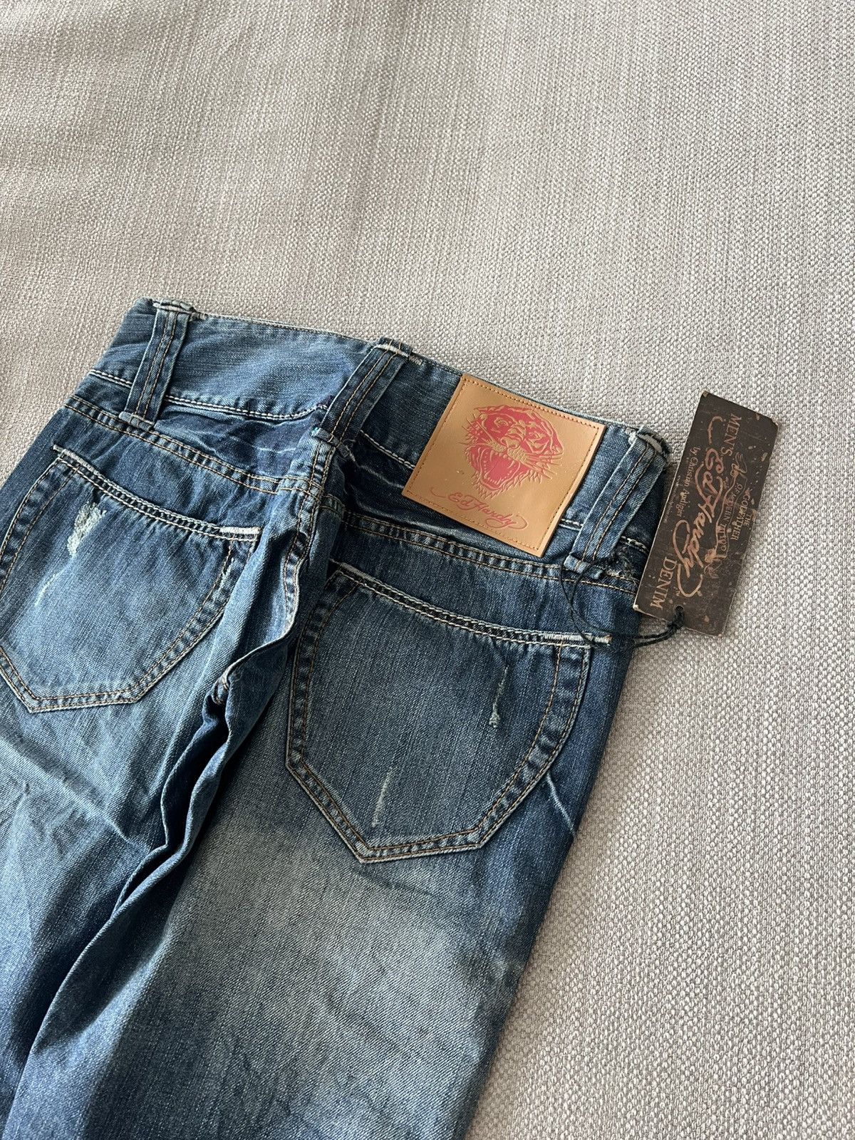 Ed Hardy Vintage Ed Hardy Tiger Denim Jeans Y2K by Christian Audigier Size US 32 / EU 48 - 17 Thumbnail