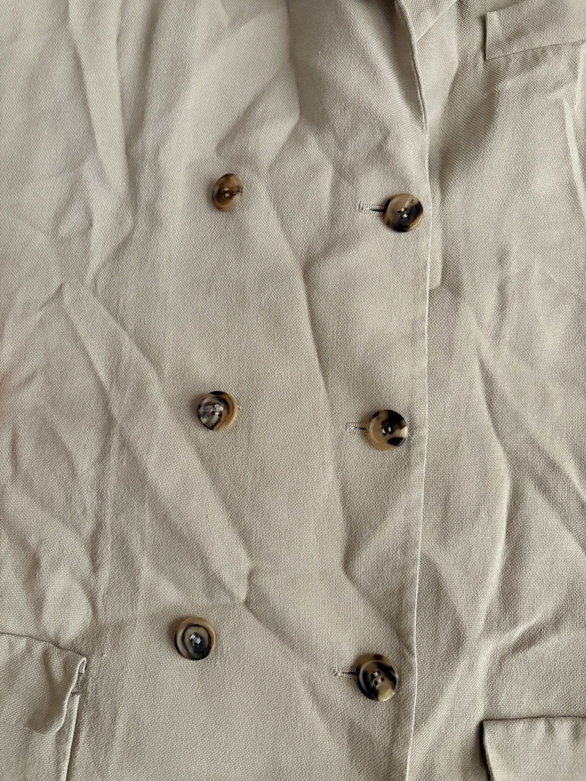 Prada Vintage PRADA Double-Breasted Women’s Trench Coat Jacket Size XL / US 12-14 / IT 48-50 - 4 Thumbnail