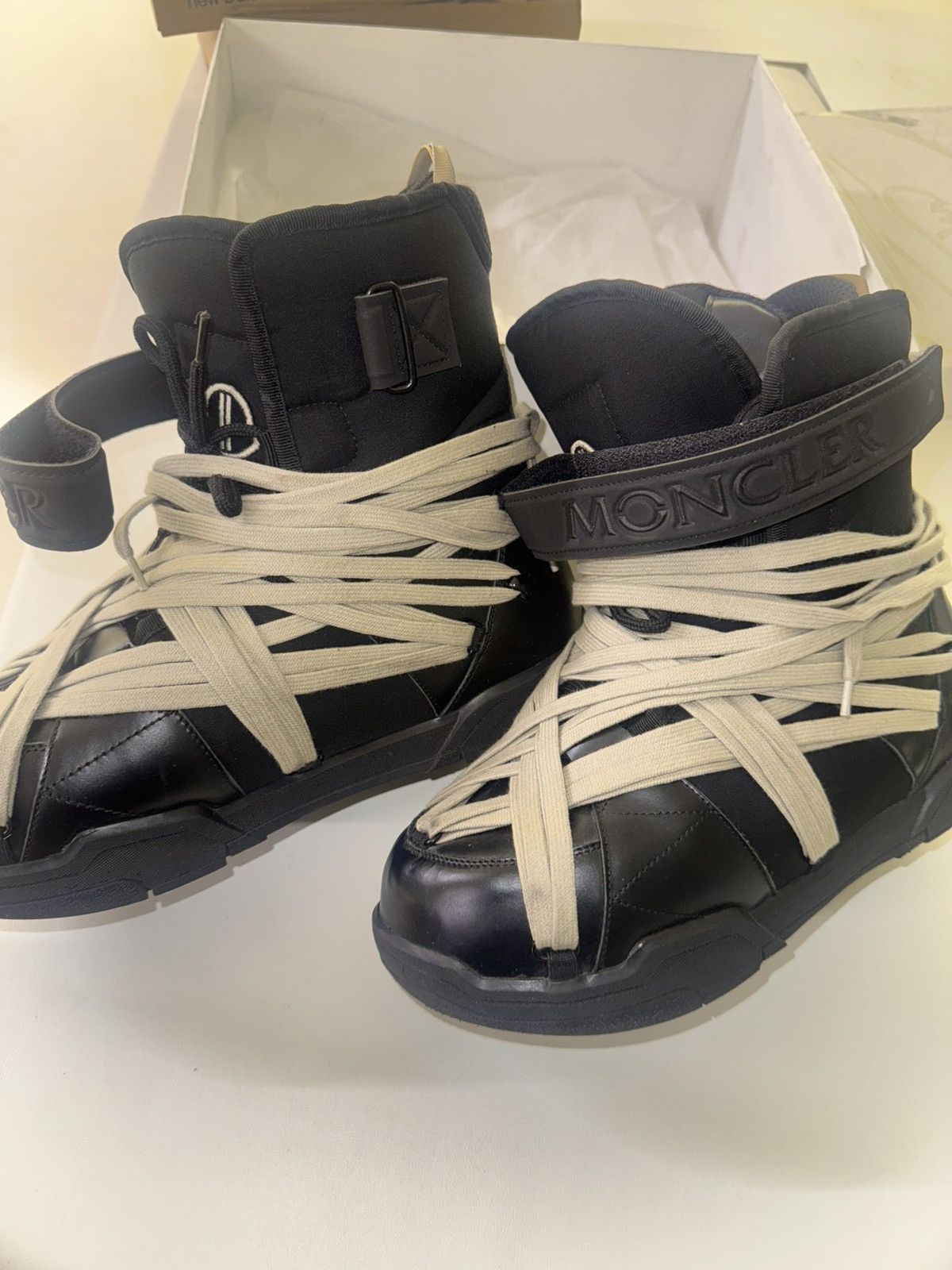 Moncler × Rick Owens × Rick Owens Drkshdw Moncler Rick Owens Snow Boots Size US 10 / EU 43 - 3 Thumbnail