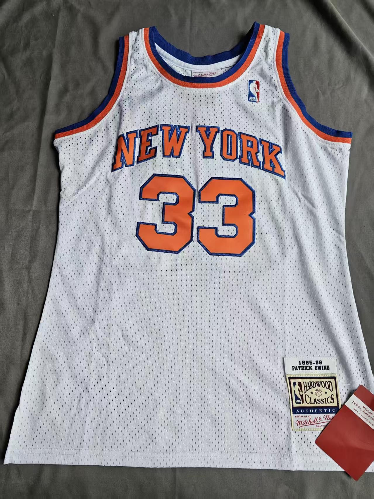 #33 Patrick Ewing Jersey New York Knicks 1985 86
