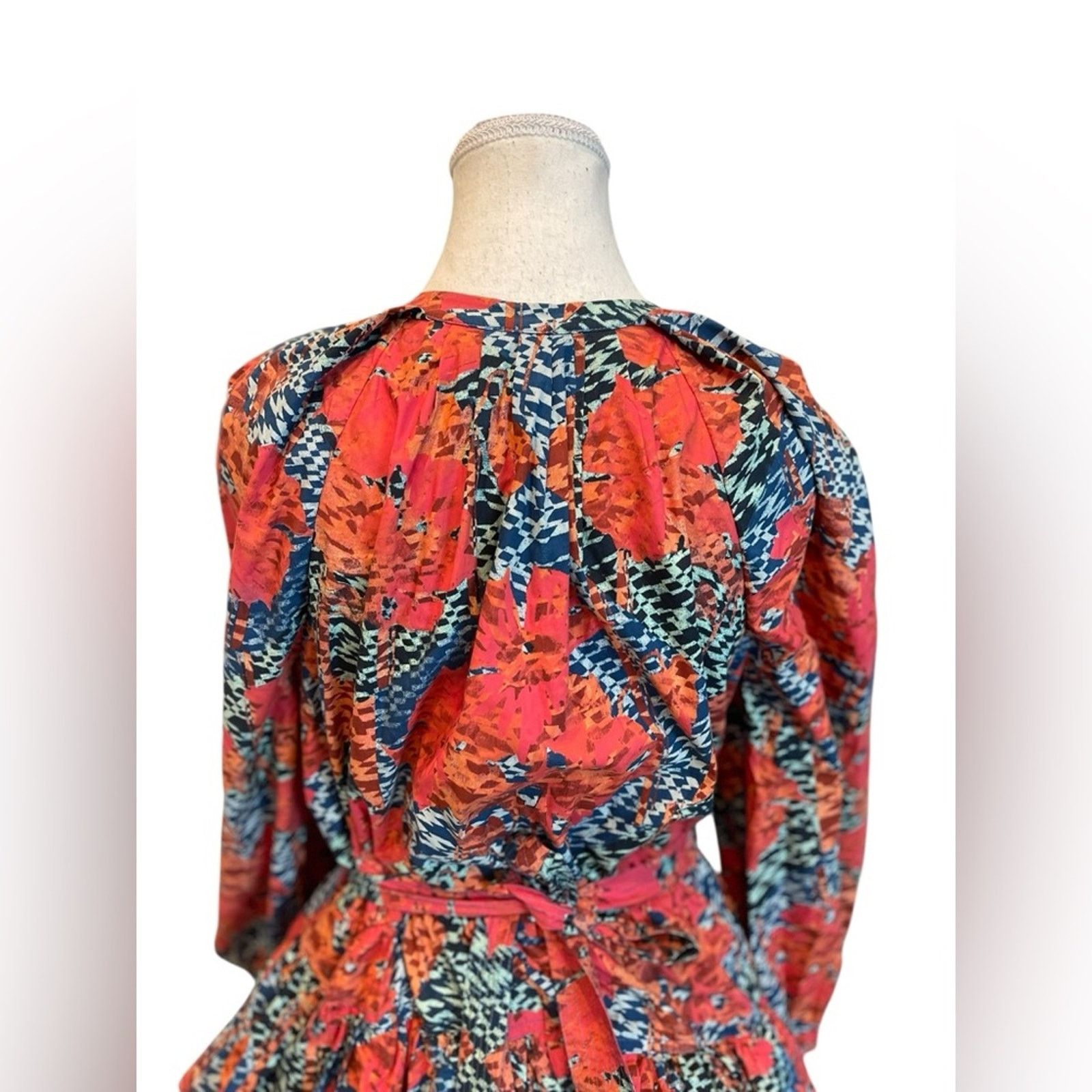 Ulla Johnson ULLA JOHNSON Miranda Tiered Tie-waist Mini Dress Size:8 Size M / US 6-8 / IT 42-44 - 9 Thumbnail