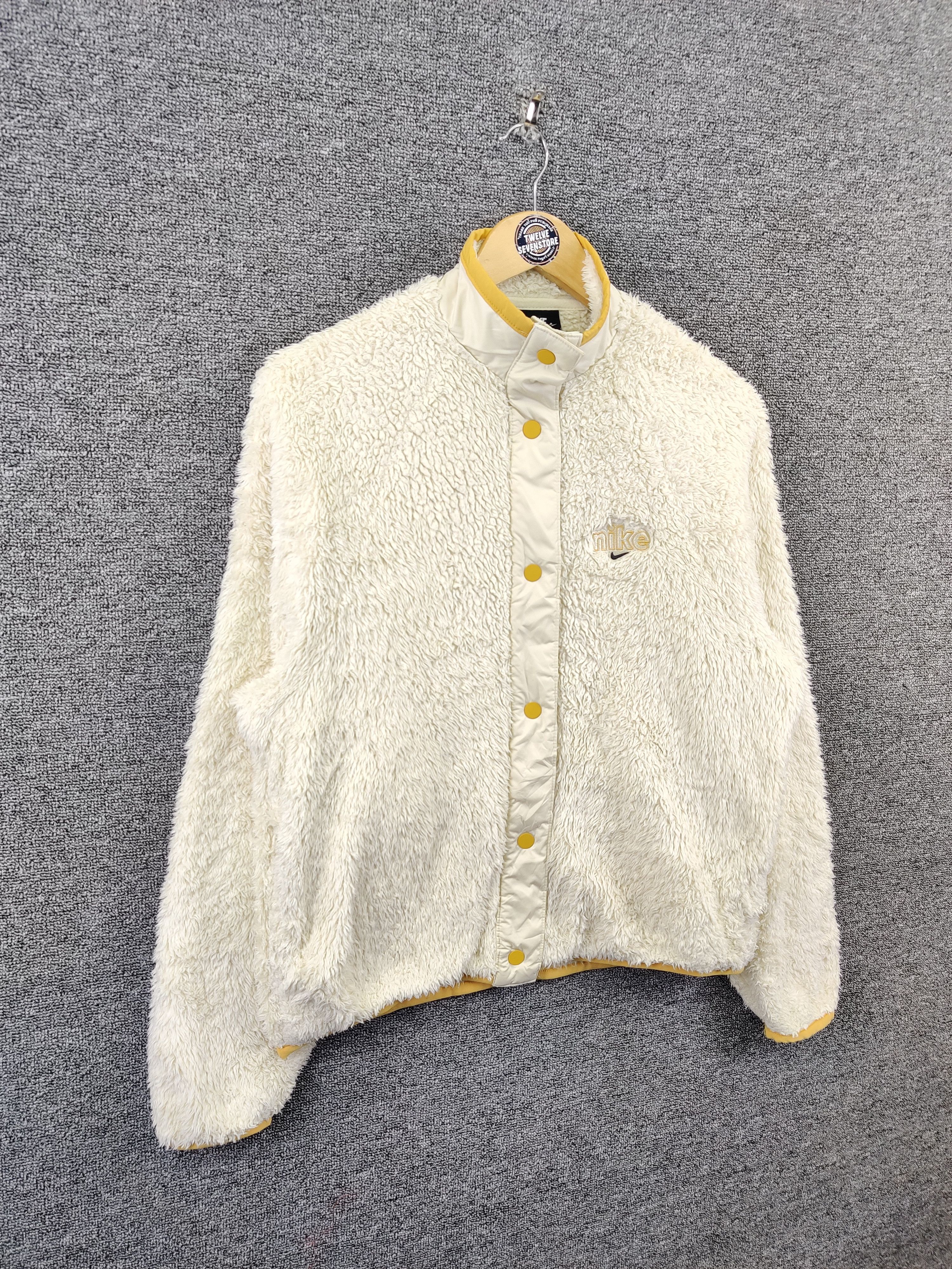 Nike Vintage Nike Fleece Button Ups Jacket Size US L / EU 52-54 / 3 - 5 Thumbnail