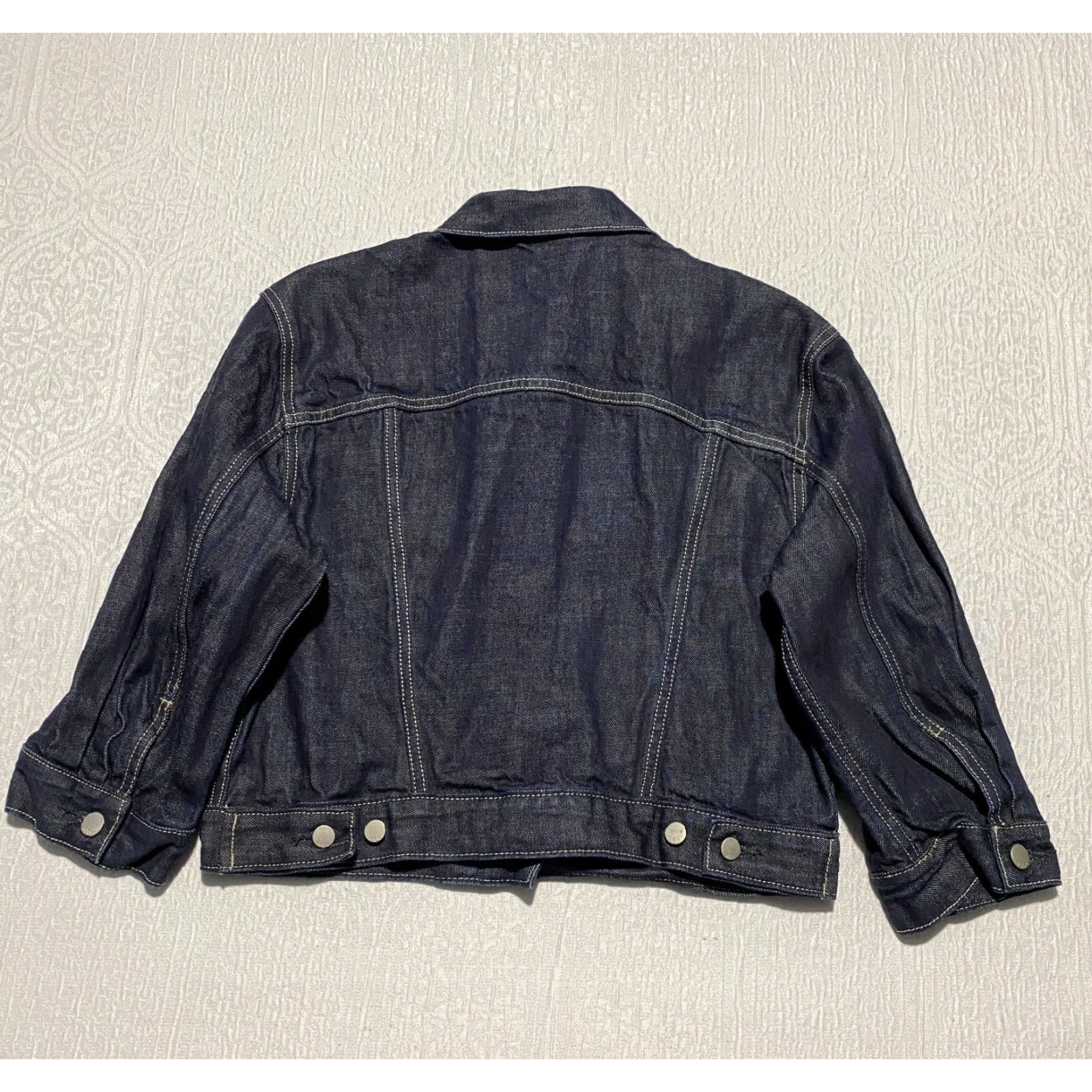 Gap Gap Denim Jacket Women's Size S 100% Cotton Blue Jean 3/4 Sleeve 1969 Size 28" / US 6 / IT 42 - 2 Thumbnail
