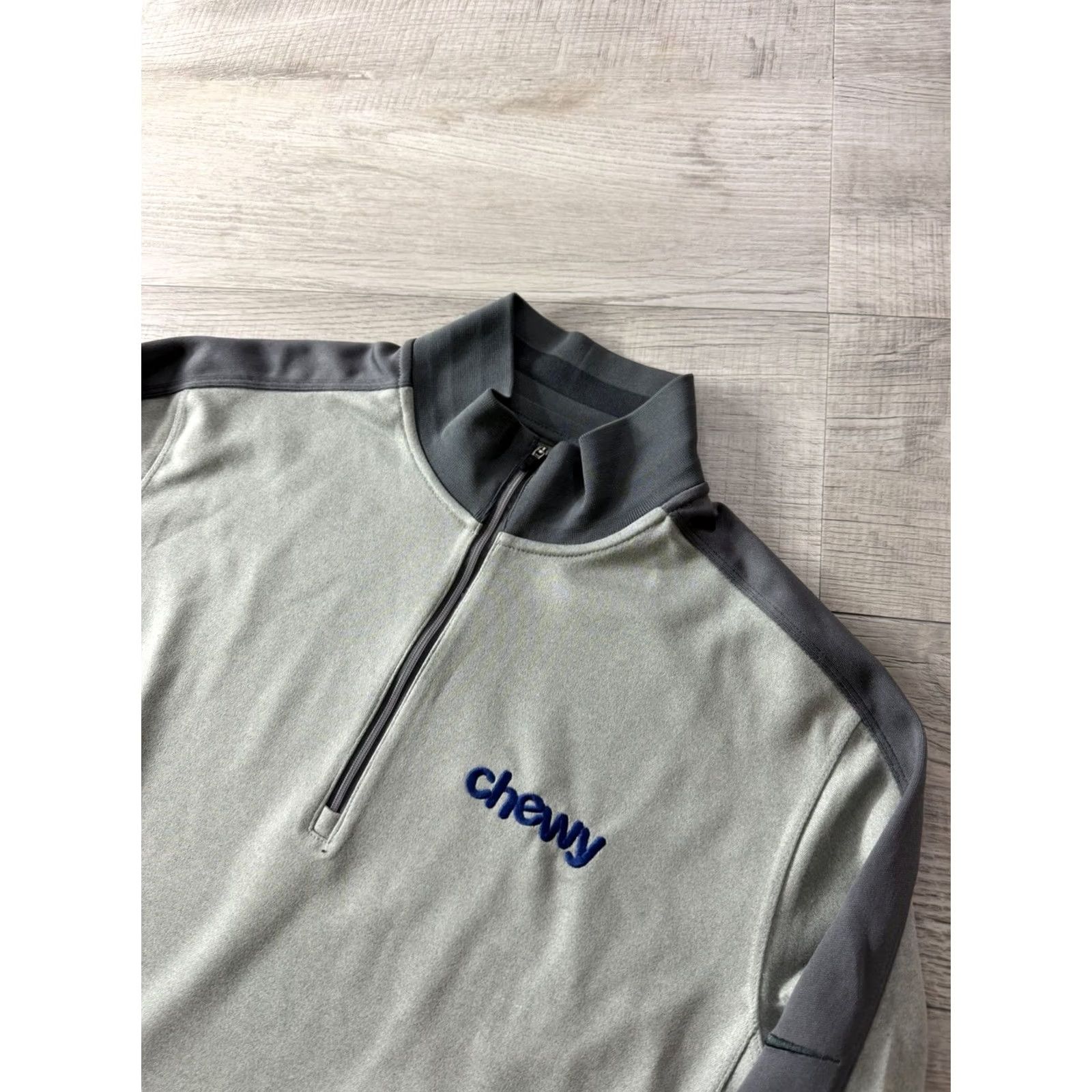 Nike Nike Dri Fit Mens 1/4 Zip Pullover Long Sleeve Mock Neck 1/4 Zip Sweatshirt Gray Size M Adult Mens Vineyard? Size US M / EU 48-50 / 2 - 2 Thumbnail