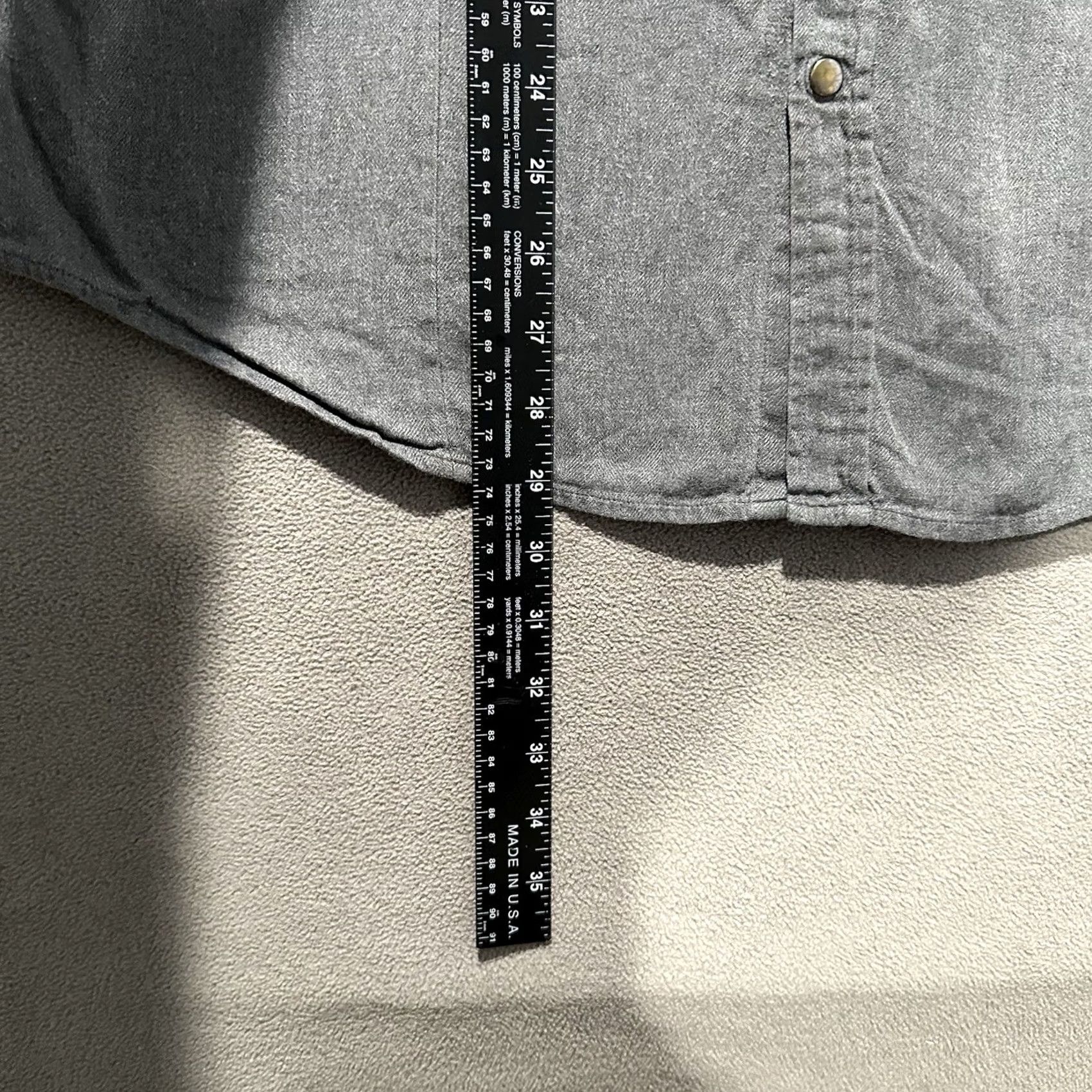 Theory Theory Shirt Mens XL Gray Button Up Long Sleeve Pockets EUC Size US XL / EU 56 / 4 - 8 Thumbnail