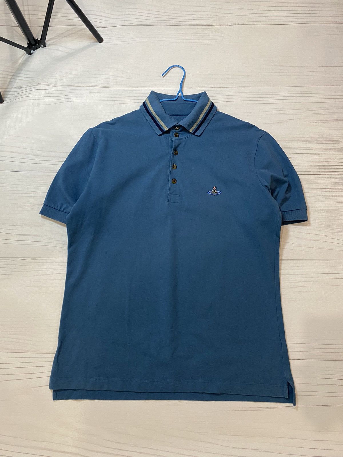 Vintage Vintage Vivienne Westwood y2k Polo T Shirt Size US L / EU 52-54 / 3 - 1 Thumbnail