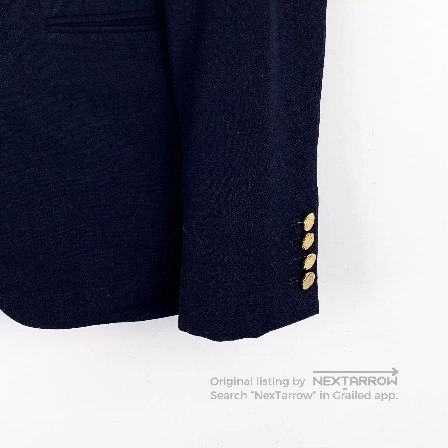 Thom Browne Thom Browne Dark Blue Wool Blazer Jacket| Size US XS / EU 42 / 0 - 4 Thumbnail