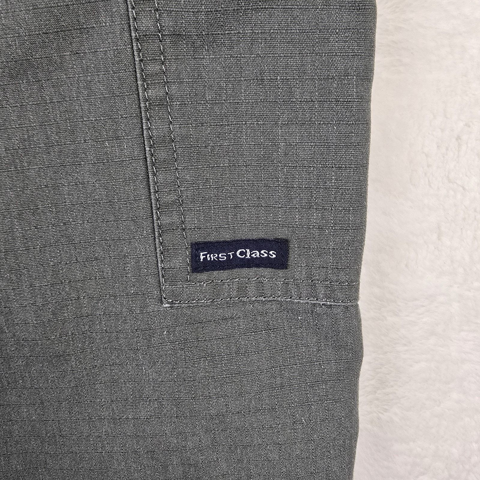 Other Vintage First Class Green Cargo Ripstop Pants Mens 38 34x31 Size US 38 / EU 54 - 8 Thumbnail