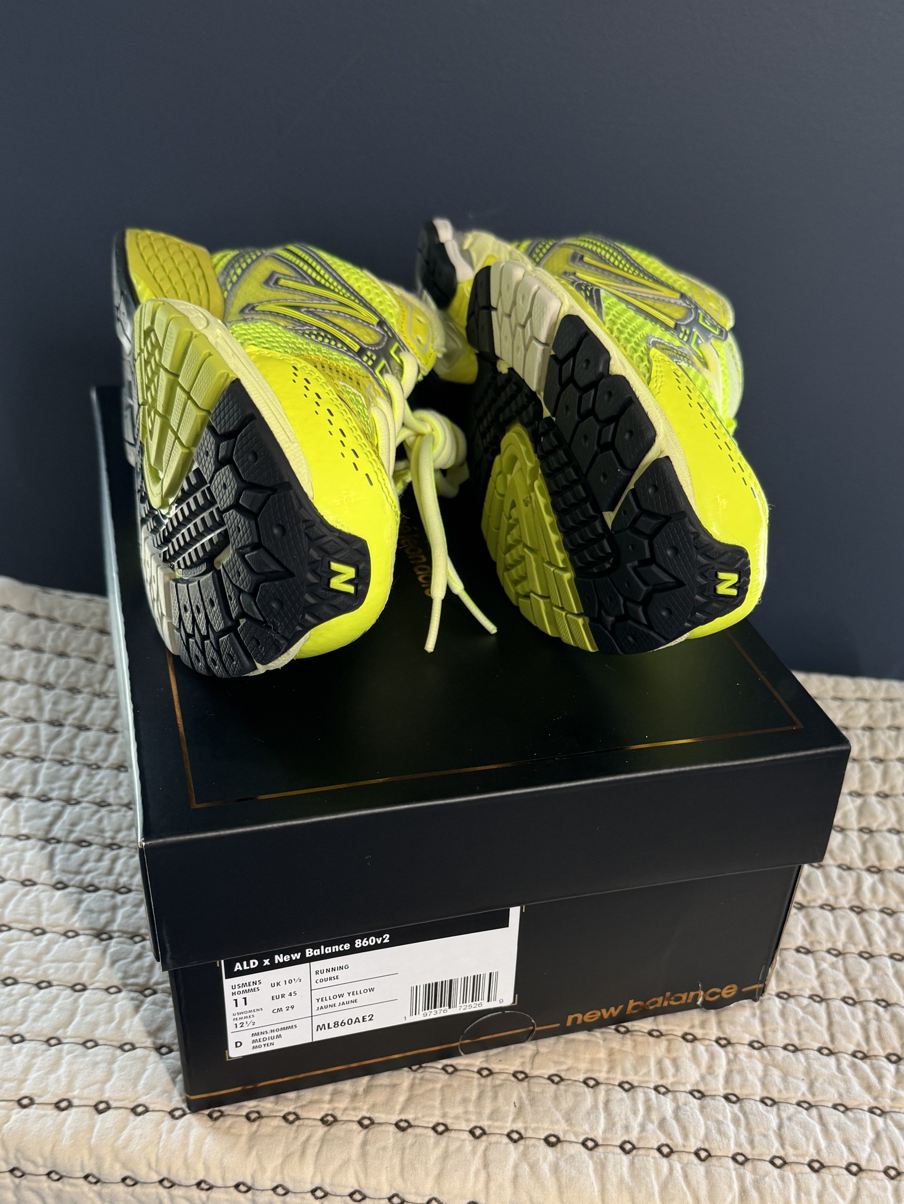 Aime Leon Dore × New Balance 2024 AIME LEON DORE X NEW BALANCE 860V2 YELLOW SIZE 11 Size US 11 / EU 44 - 16 Thumbnail