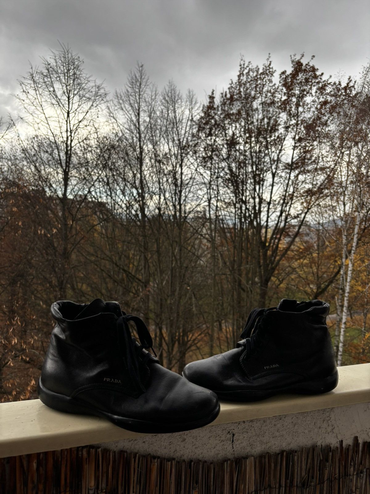 Prada Prada vintage leather boots Women Size 37 Size US 7 / IT 37 - 4 Thumbnail