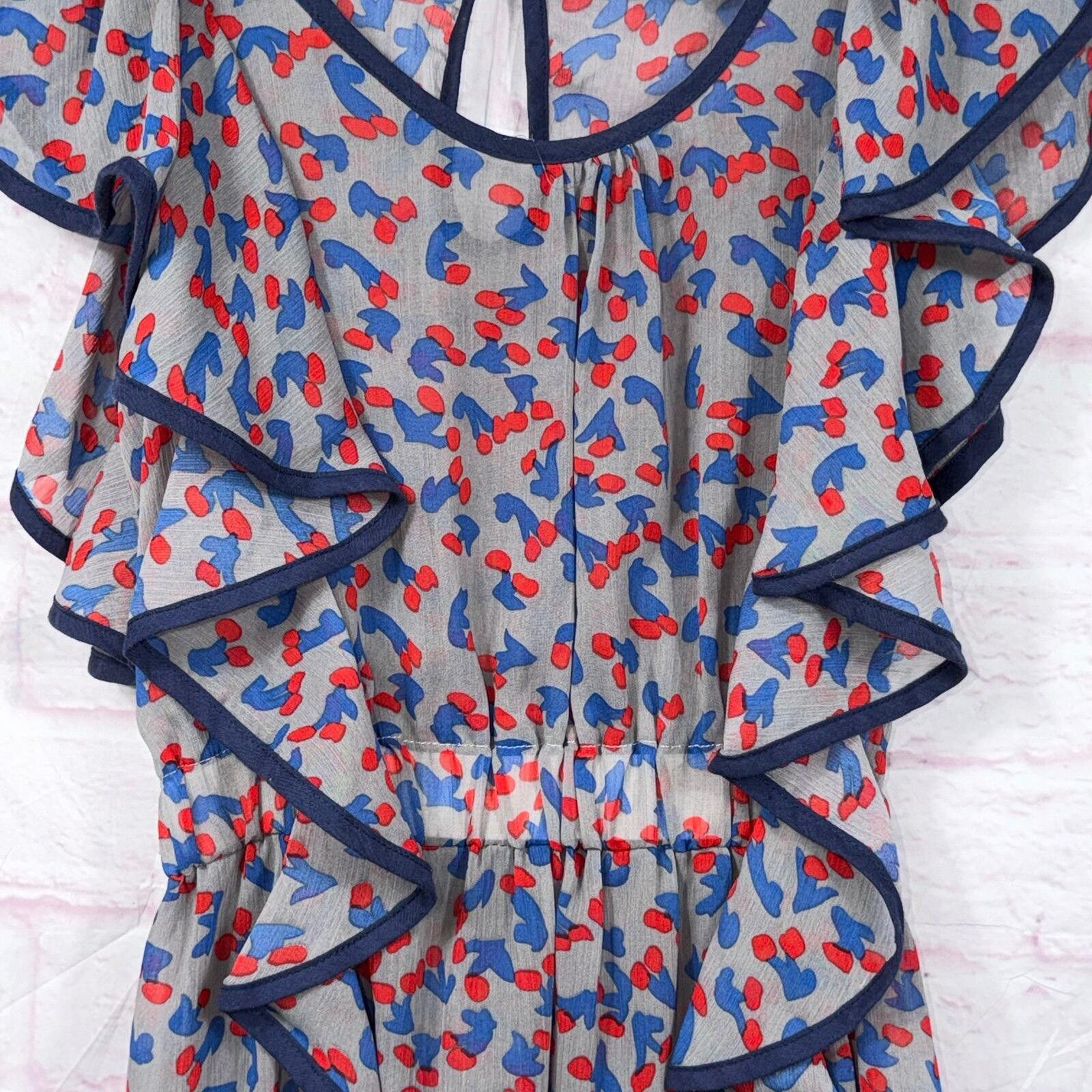 Viktor & Rolf Viktor & Rolf Medium Women's Silk Ruffle Top Size M / US 6-8 / IT 42-44 - 2 Thumbnail