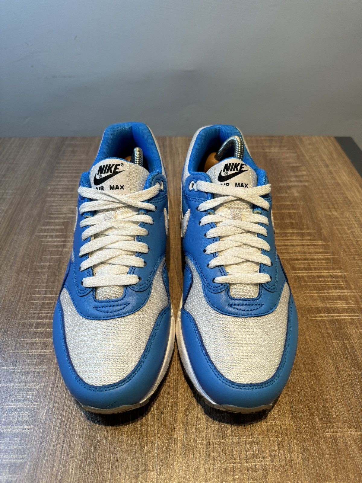 Nike Air Max 1 Nike ID By You Size 9 Blue Leather shoes sneakers Size US 9 / EU 42 - 3 Thumbnail