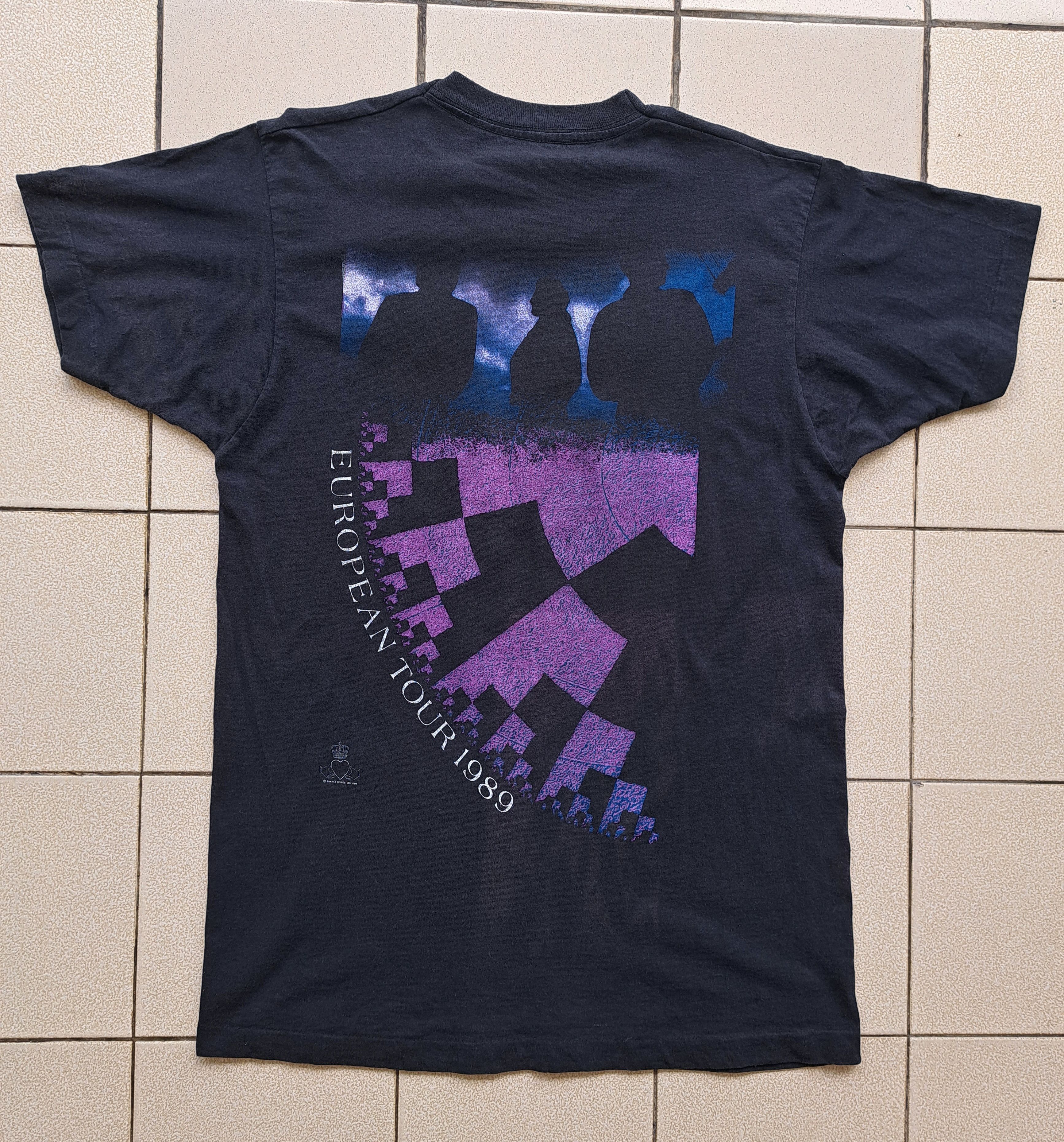 Band Tees × Vintage Vintage 1989 Simple Minds European Tour T-Shirt Size US XL / EU 56 / 4 - 3 Thumbnail