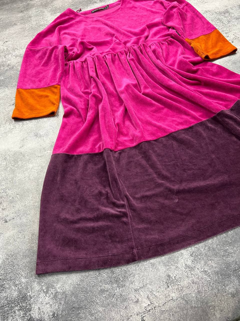Gudrun Sjoden Vintage Gudrun Sjoden Velour Avan-Garde Maxi Dresses Rare Size S / US 4 / IT 40 - 2 Thumbnail