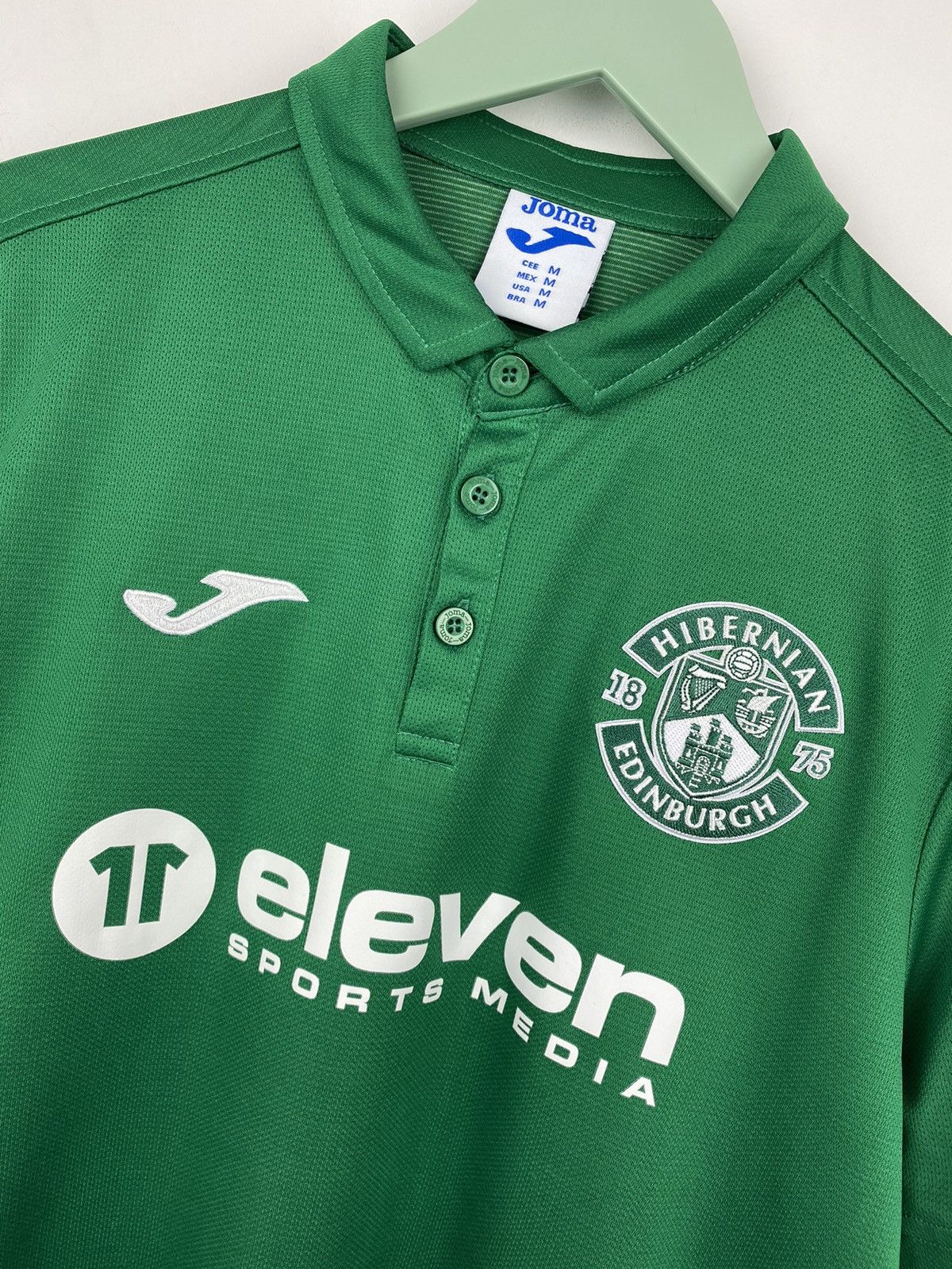 Joma Hibernian Edinburgh Training Jersey Joma PSG Milan Celtic Size US M / EU 48-50 / 2 - 2 Thumbnail