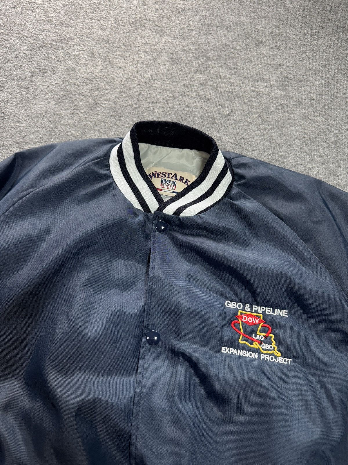 Vintage Vintage Baseball Bomber Jacket 90s made in USA workers quilt Size US L / EU 52-54 / 3 - 2 Thumbnail