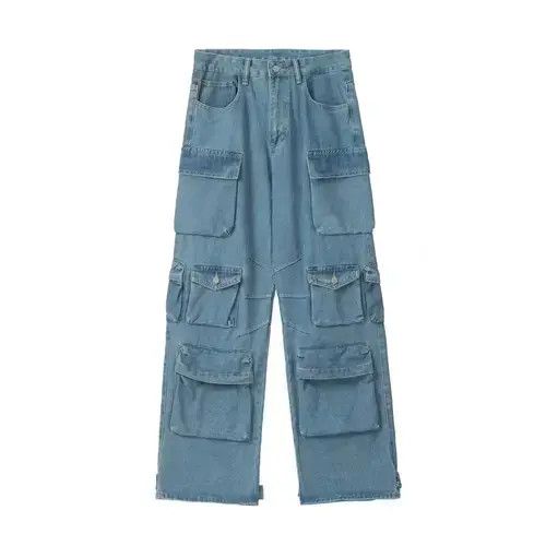 fade cargo baggy hiphop jeans