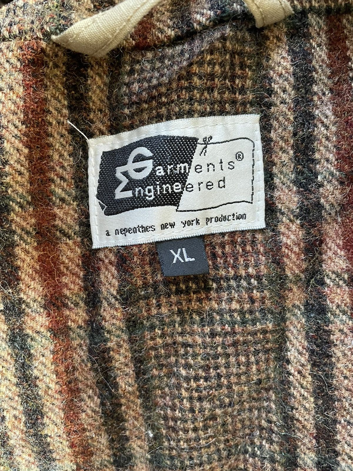 Engineered Garments FINAL DROP Engineered Garments Wool Tweed Lining Parka Size US XL / EU 56 / 4 - 3 Thumbnail
