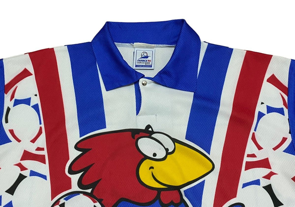Vintage Rare Vintage Fifa World Cup France Full Print Jersey 1998s Size US XL / EU 56 / 4 - 3 Thumbnail
