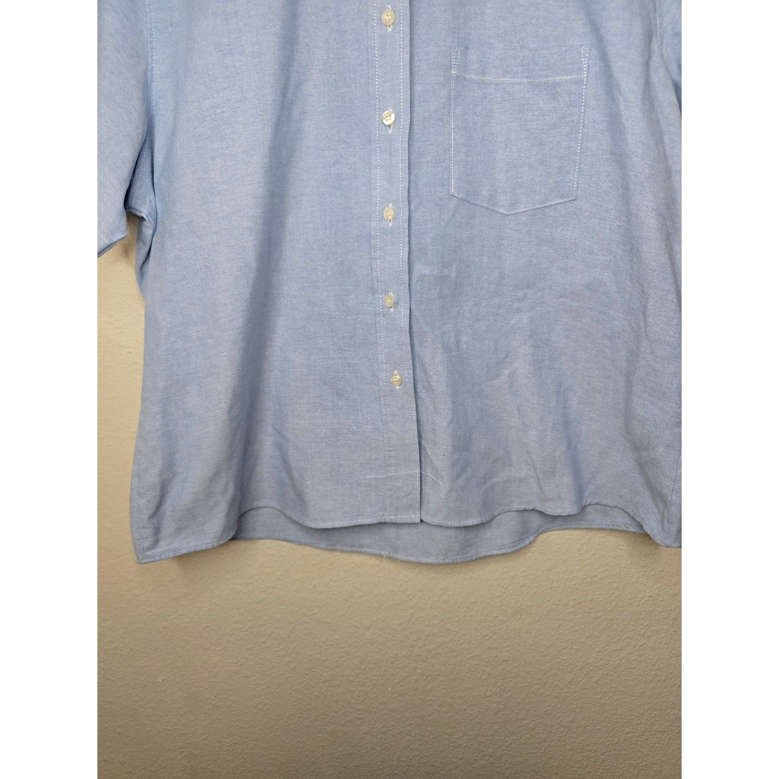Vintage Red Kap Short Sleeve Button Down Mens XL Blue Workwear Shirt Size US XL / EU 56 / 4 - 3 Thumbnail