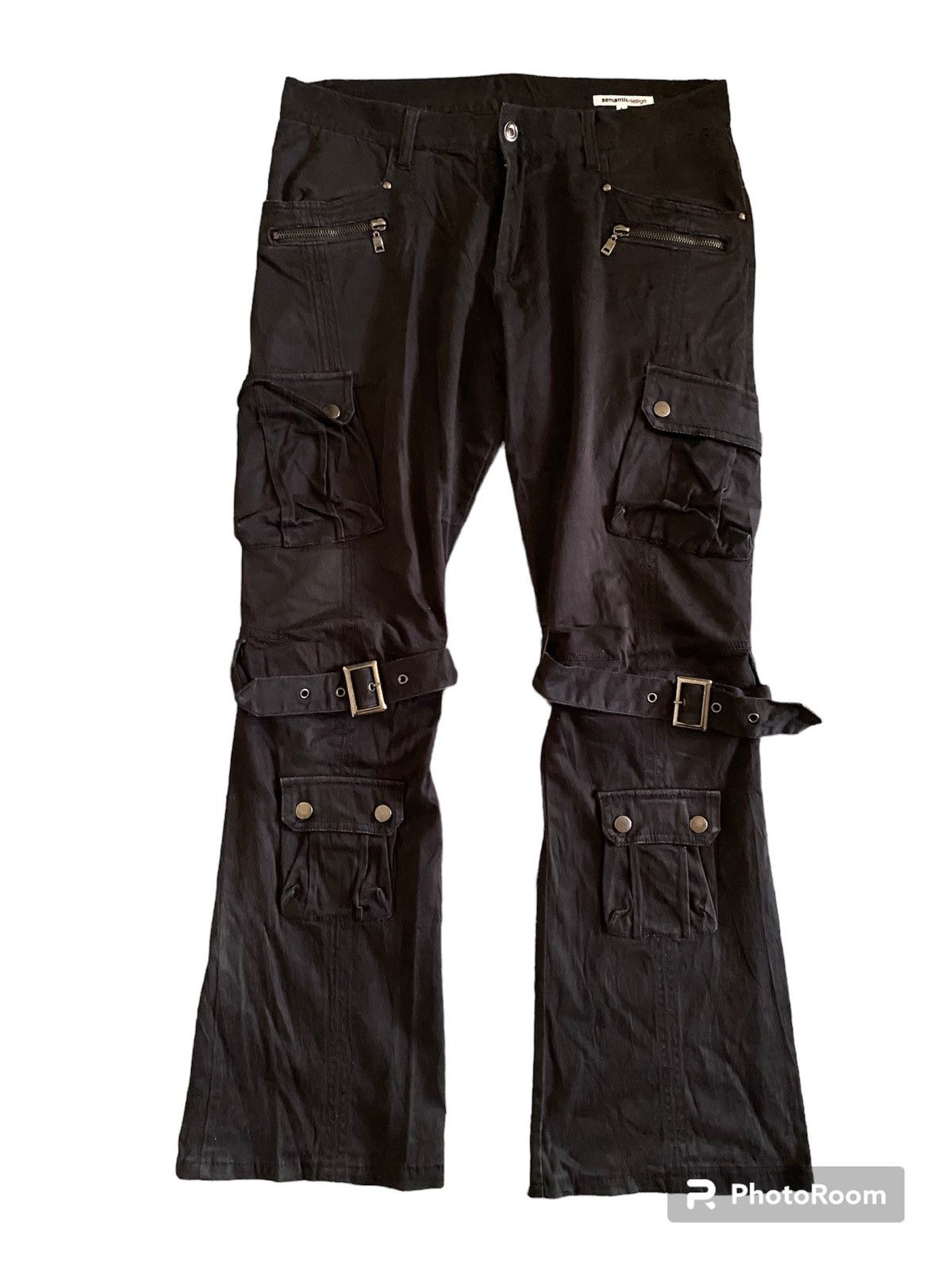 Japanese Brand Semantic Design Bondage Pant