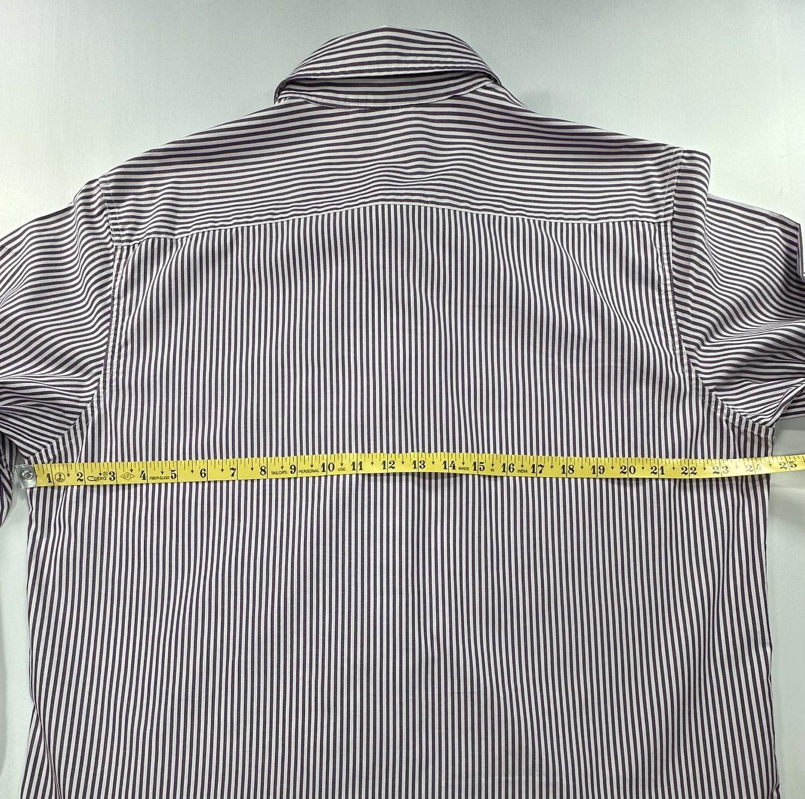 American Eagle Outfitters American Eagle Vintage Slim Fit Button Up Purple Men's XL Size US XL / EU 56 / 4 - 4 Thumbnail