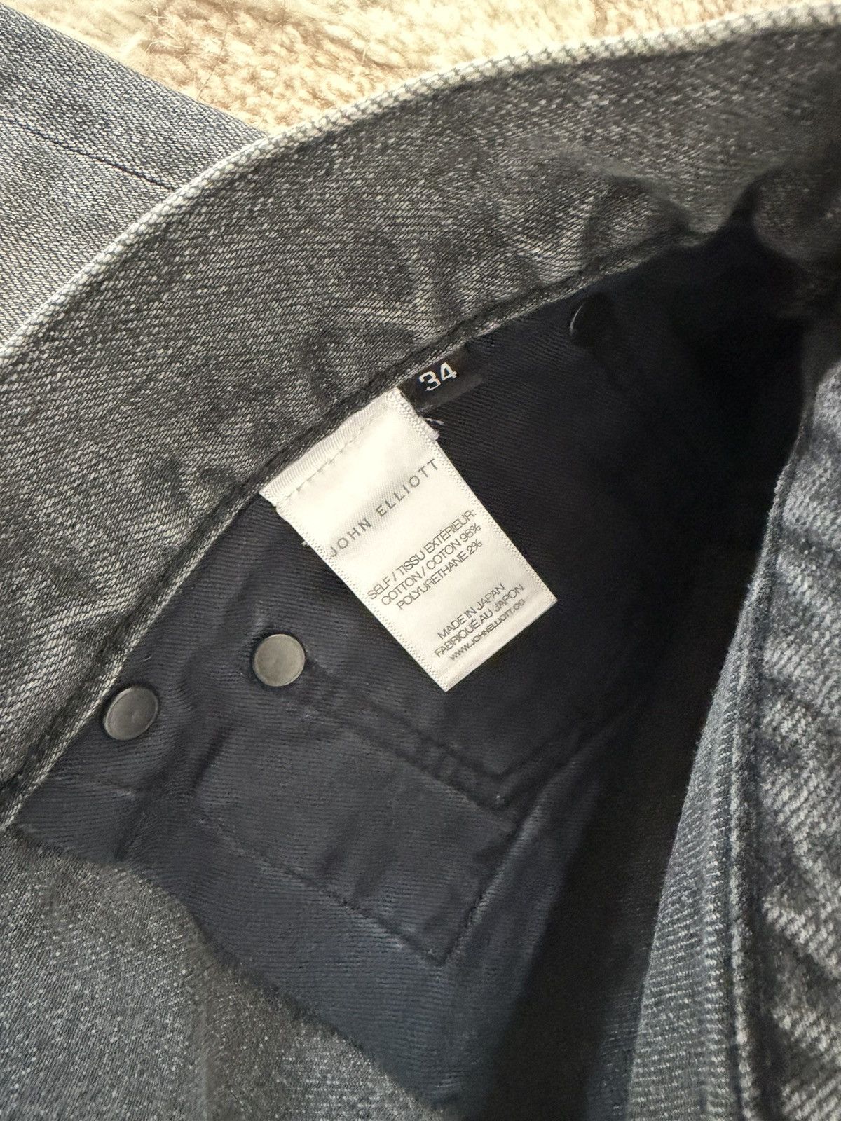John Elliott John Elliott Cast 2 Washed Graphite Size US 34 / EU 50 - 3 Thumbnail