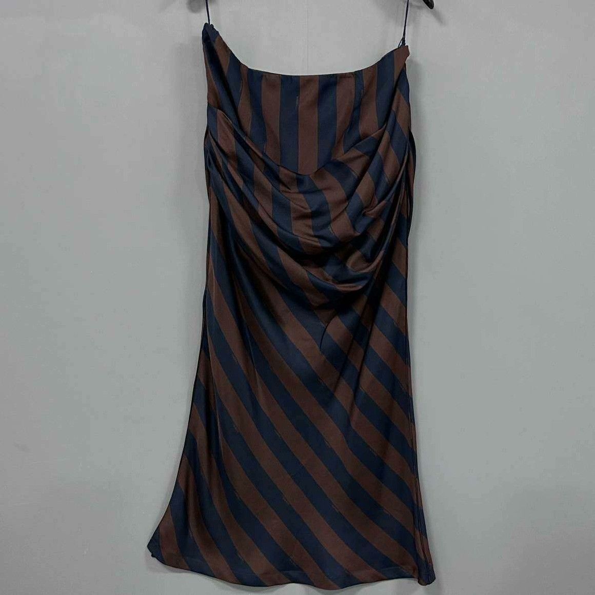 Fendi Fendi Striped Long Brown Dress M Women Size M / US 6-8 / IT 42-44 - 1 Thumbnail