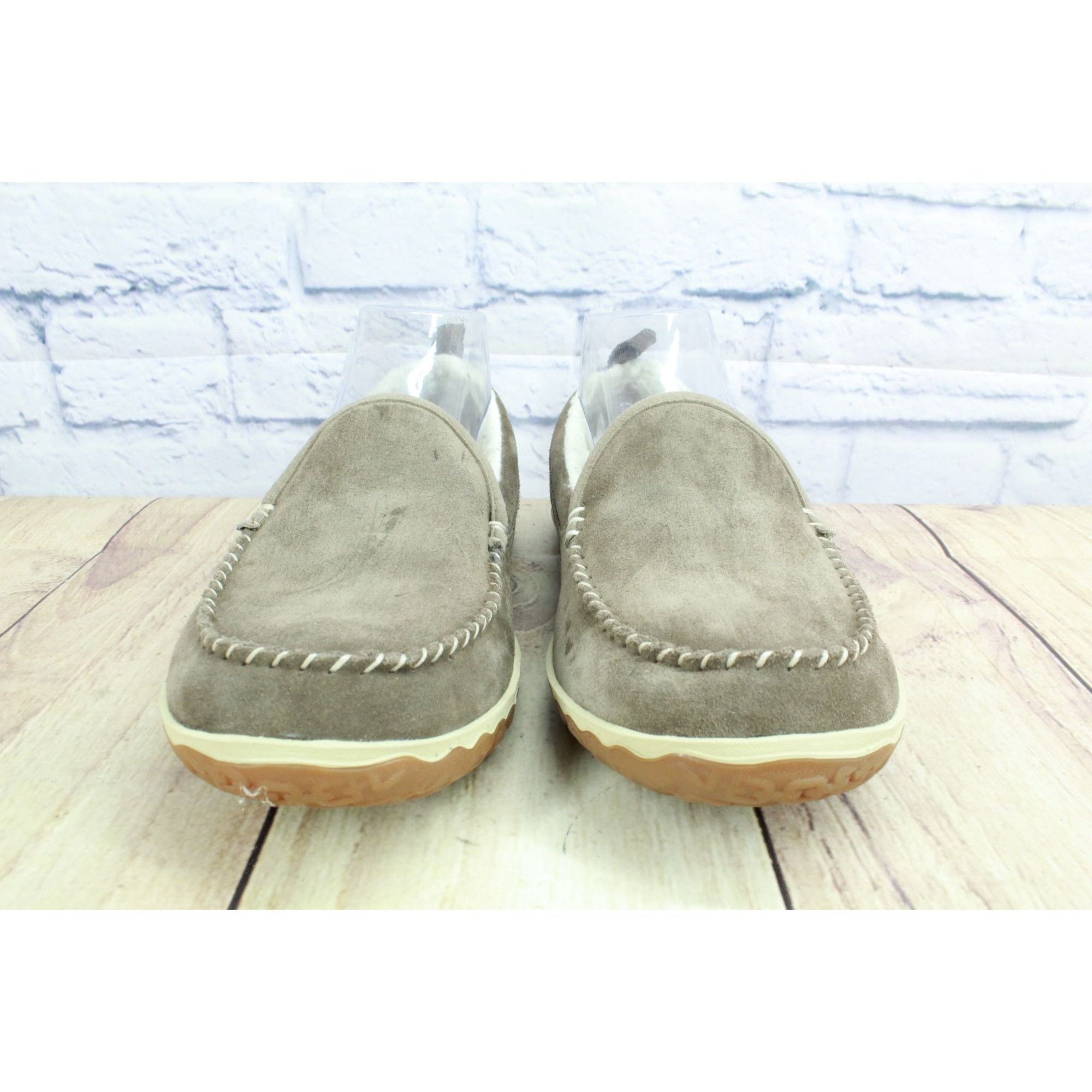 L.L. Bean LL Bean Dark Cement Fleece Lined Mountain Moccasins Size US 8 / IT 38 - 4 Thumbnail