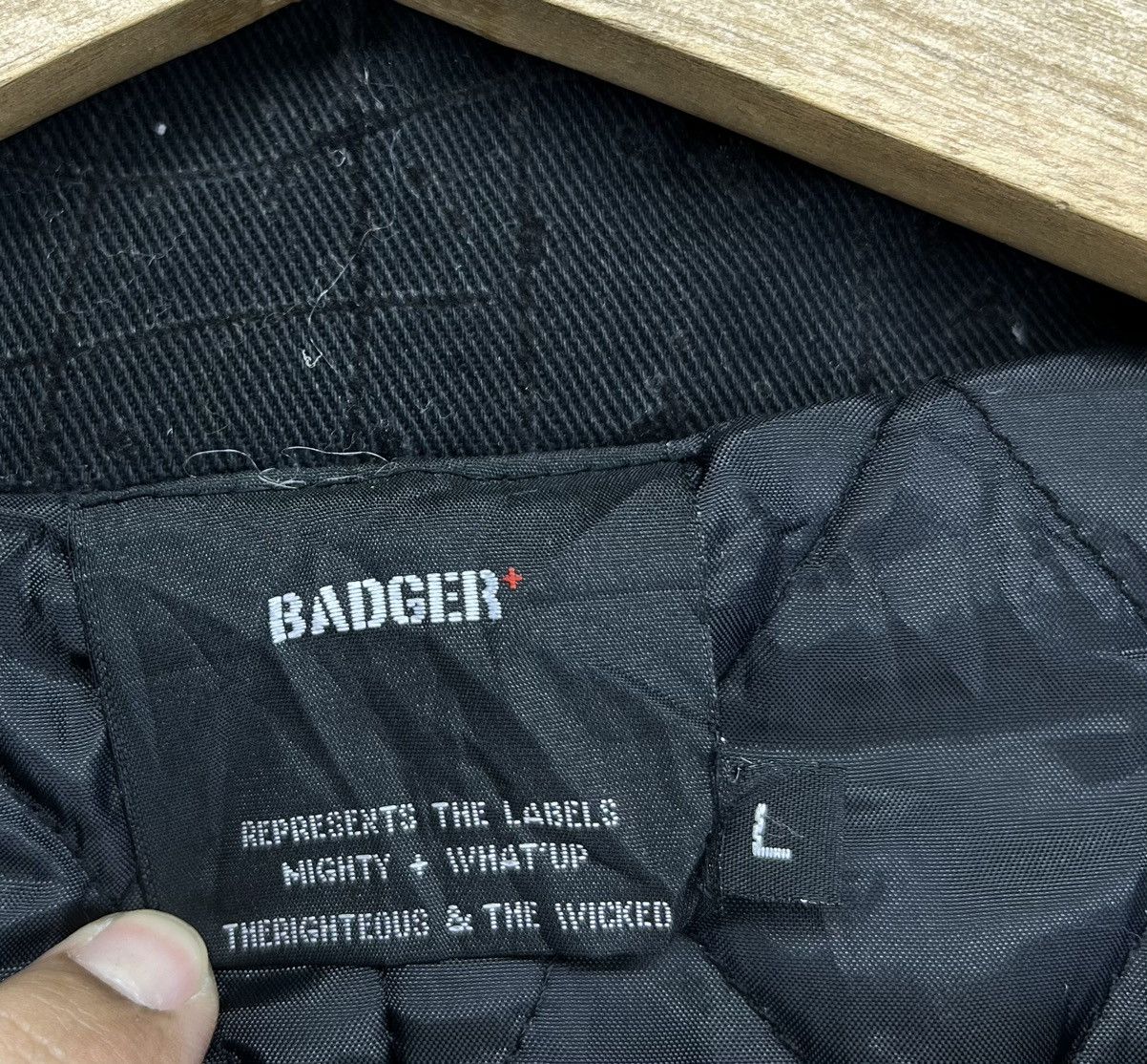 Japanese Brand Vintage Badgers Luxury Punk Style Zip Up Jacket Size US L / EU 52-54 / 3 - 9 Thumbnail