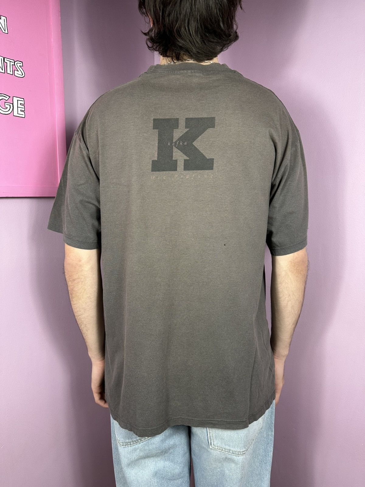 Other Parole Di Cotone Vintage Franz Kafka Die Prufung Art T-Shirt Size US L / EU 52-54 / 3 - 3 Thumbnail