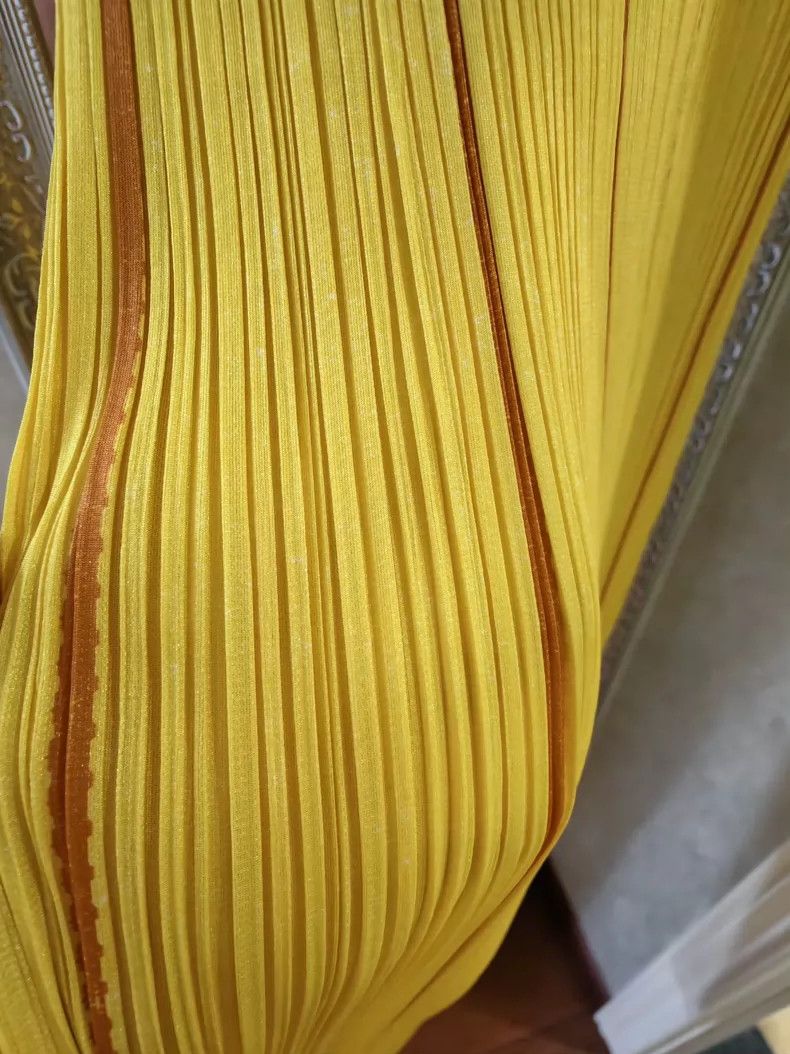 Issey Miyake Issey Miyake size:3 Yellow Qingshan limited edition dress Size XS / US 0-2 / IT 36-38 - 4 Thumbnail